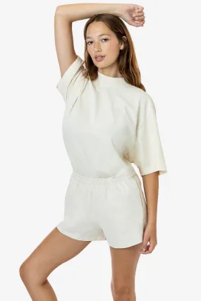 1825GD Unisex - Oversized Short Sleeve High Mockneck T-shirt