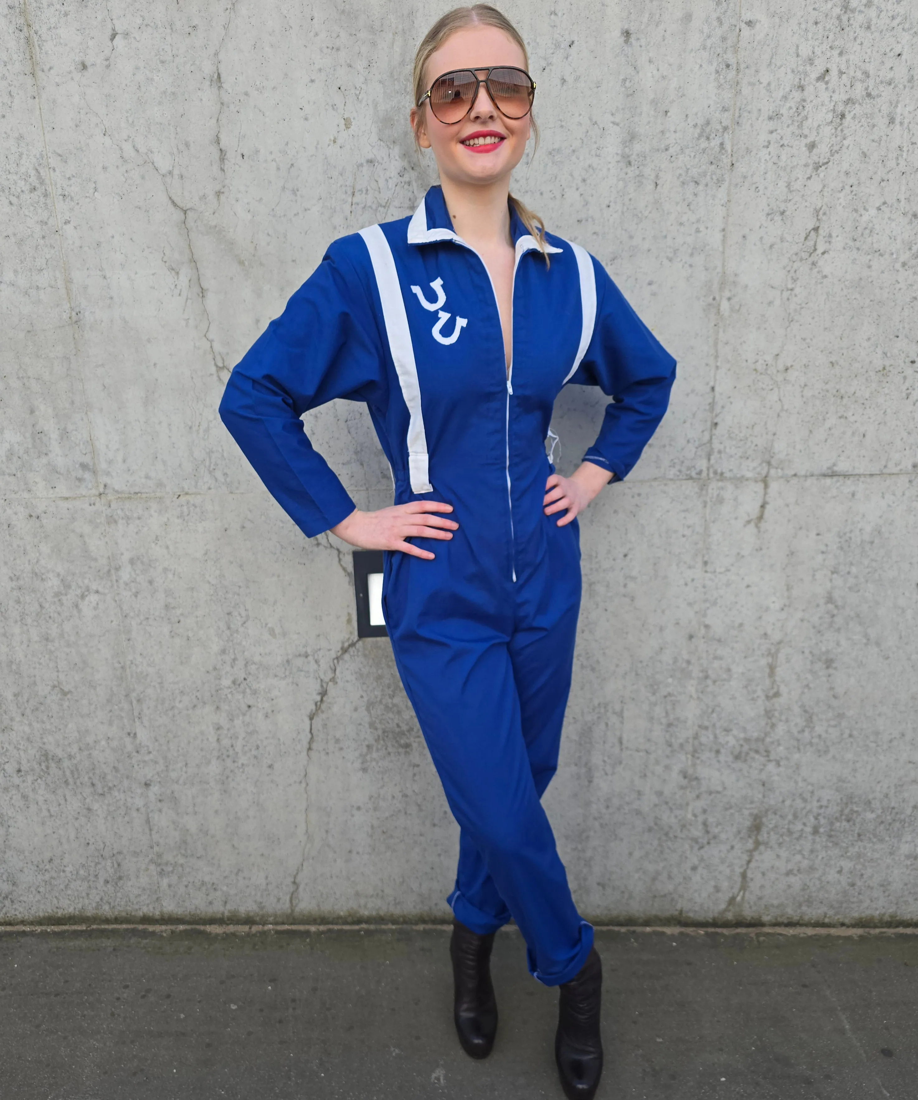 80s Colts Cheerleader Jumpsuit S/M