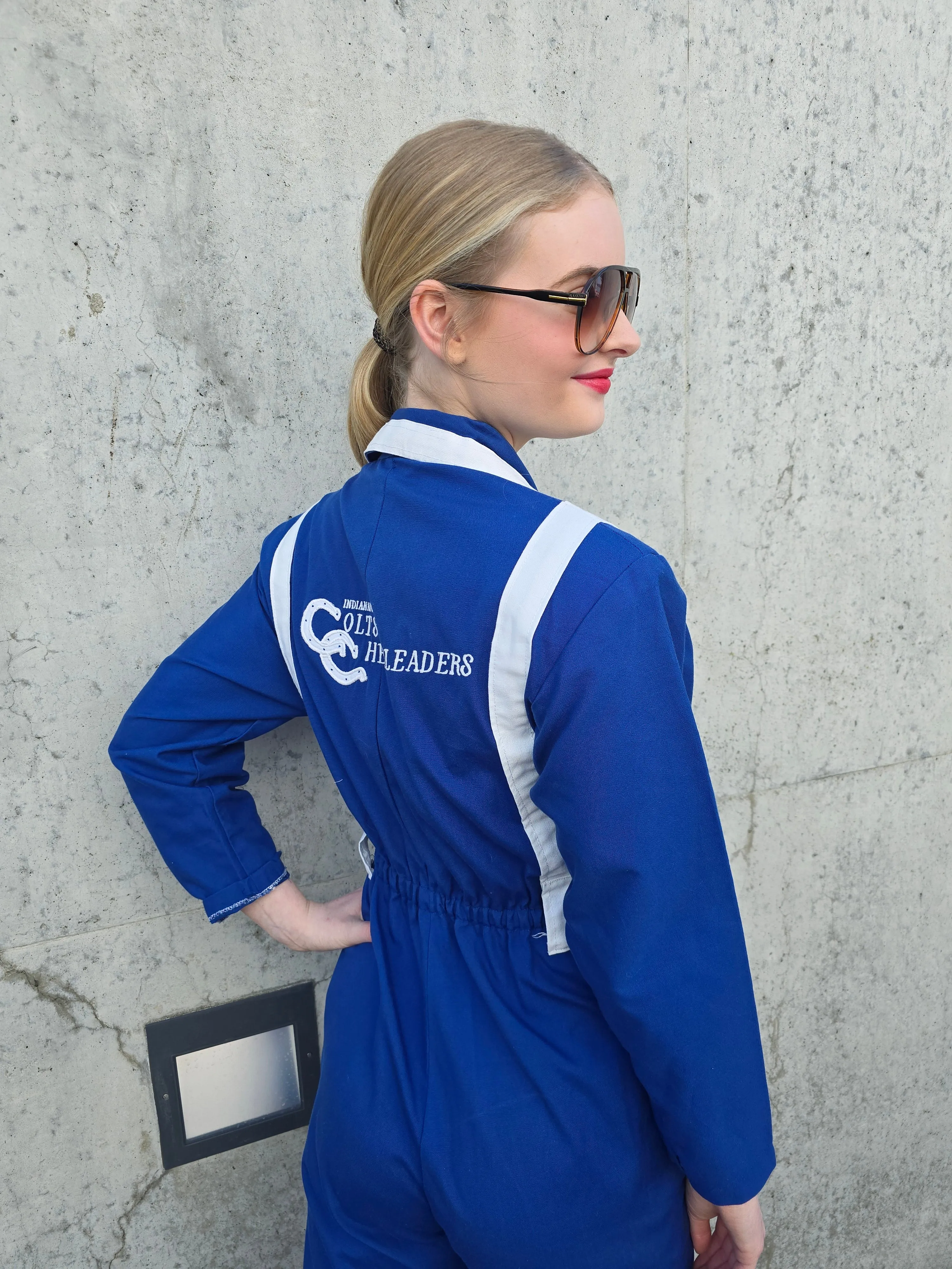 80s Colts Cheerleader Jumpsuit S/M