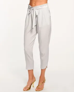 Allyn Silk Paperbag Waist Pant