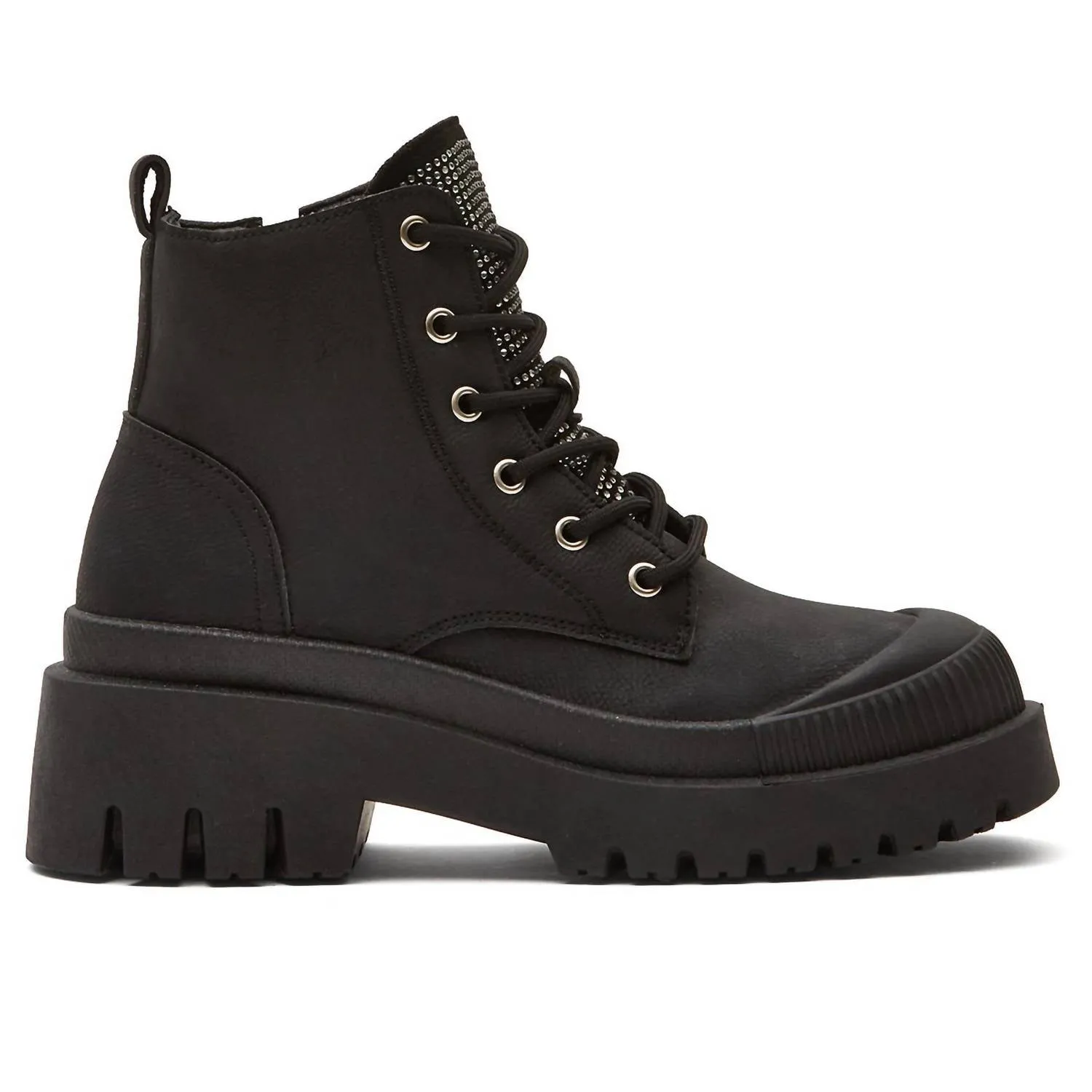 Andrea - Women's Chunky Canvas Boots