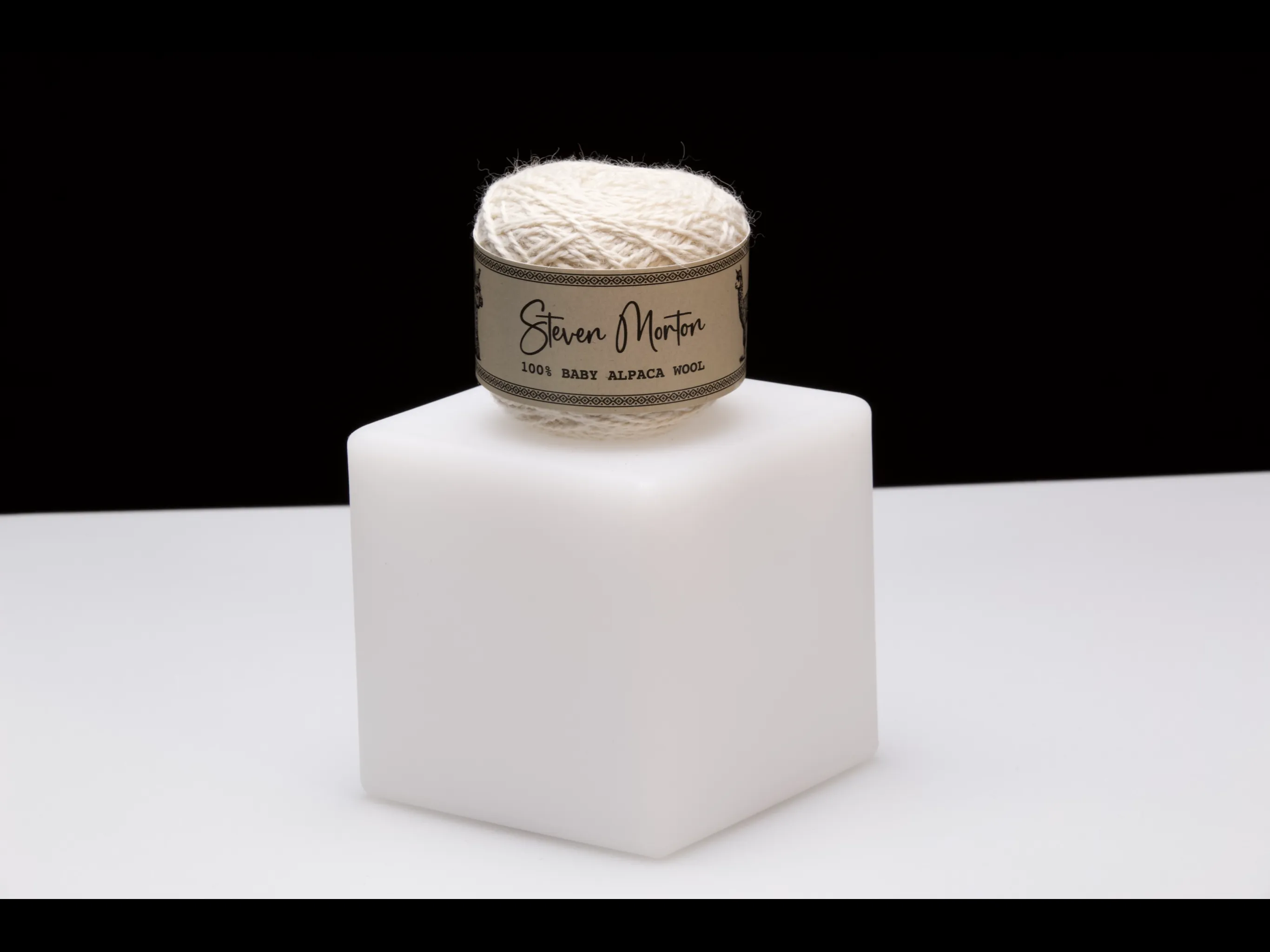 Baby Alpaca Yarn - Natural White (Set of 3)