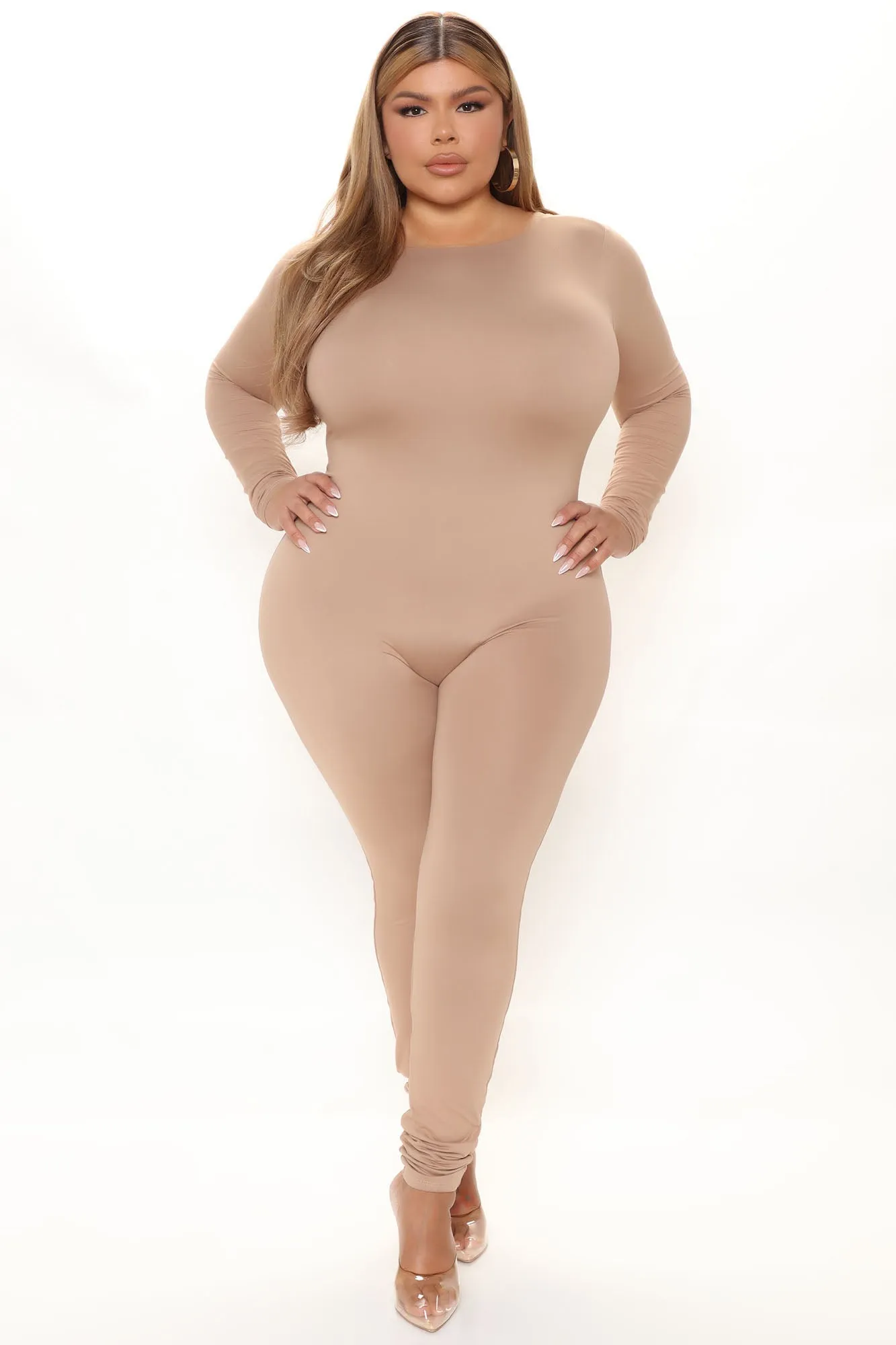 Back To You Jumpsuit - Mocha