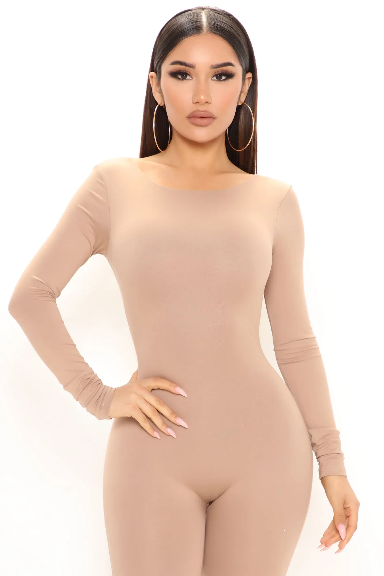 Back To You Jumpsuit - Mocha