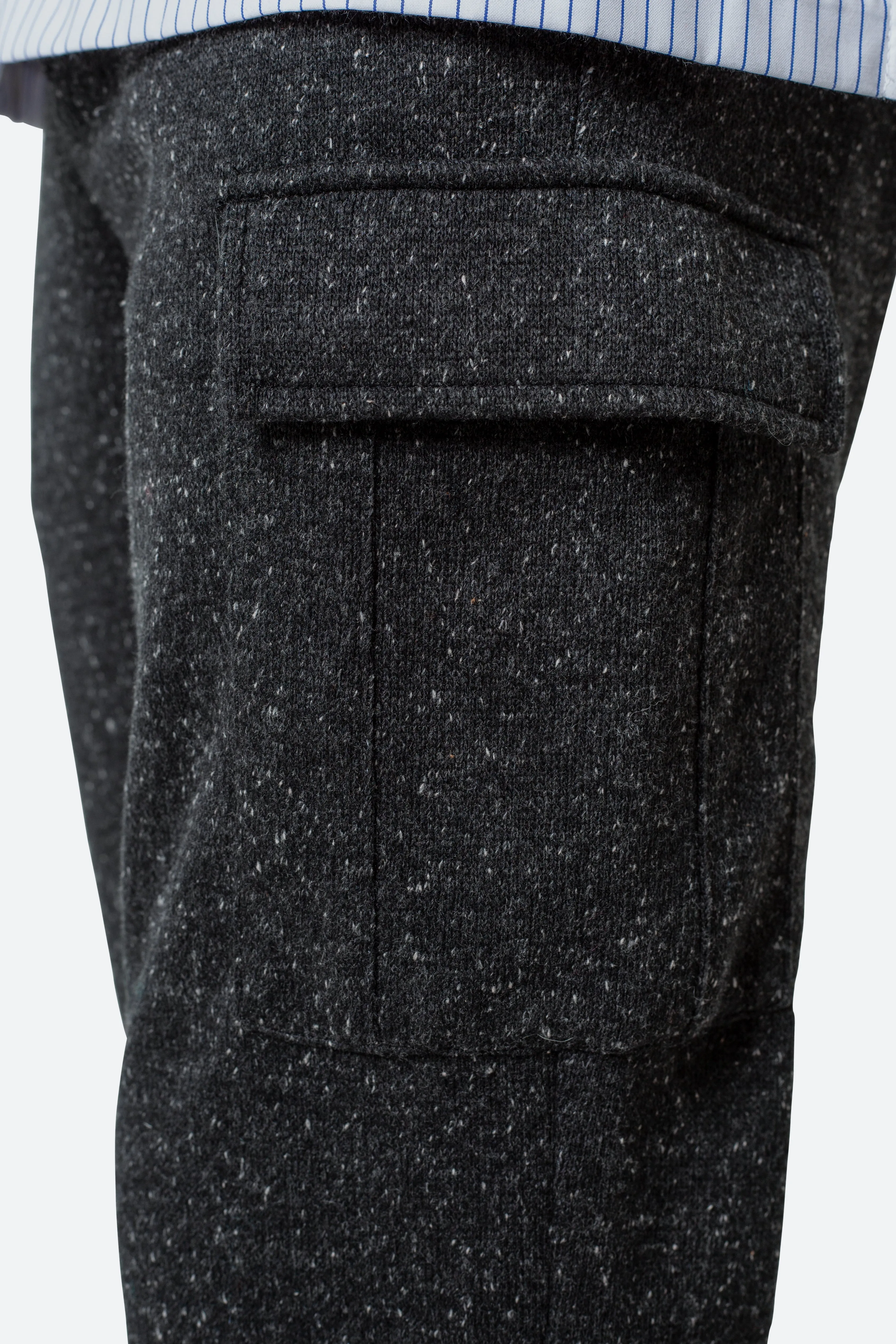 Baggy Knit Cargo - Black
