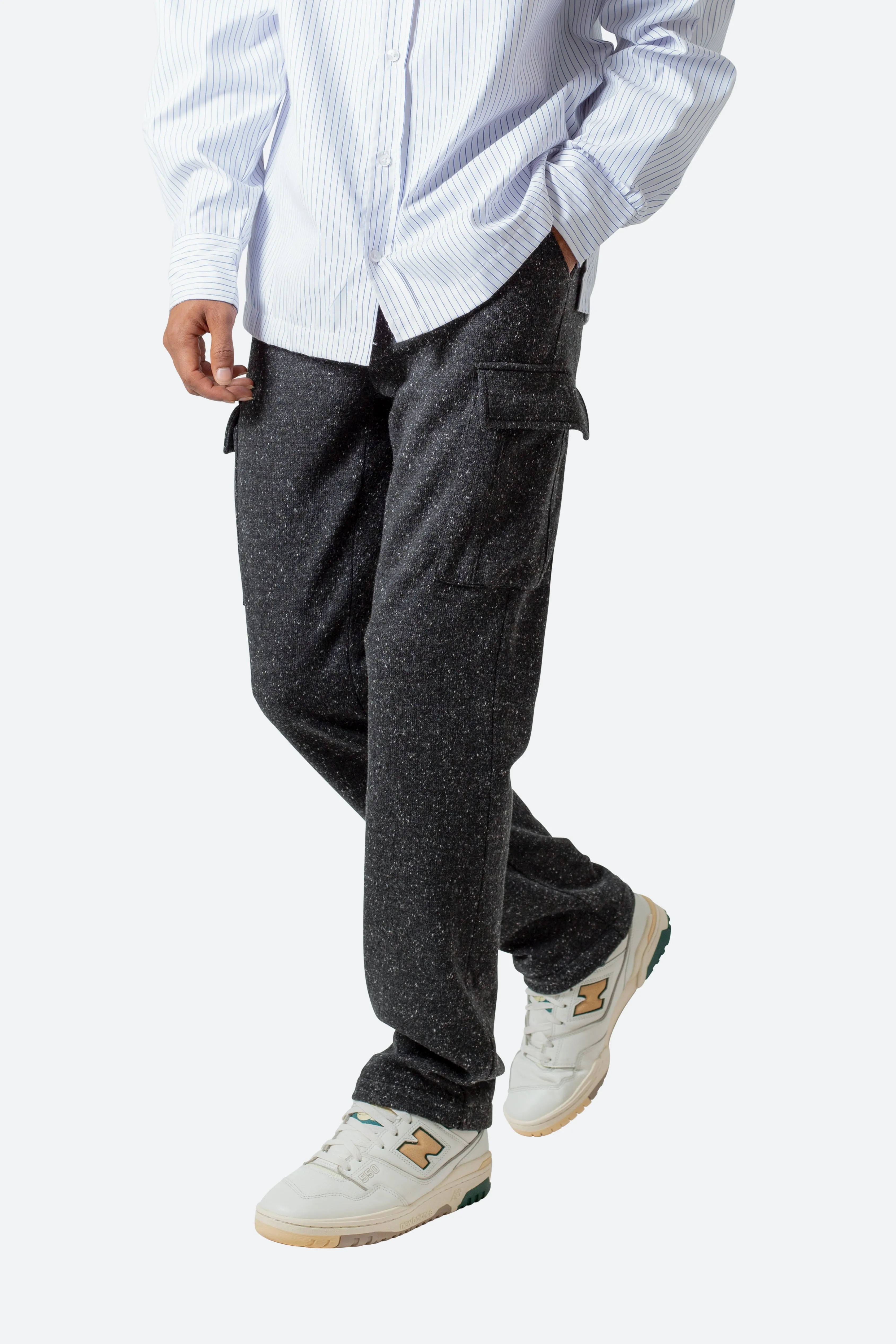 Baggy Knit Cargo - Black