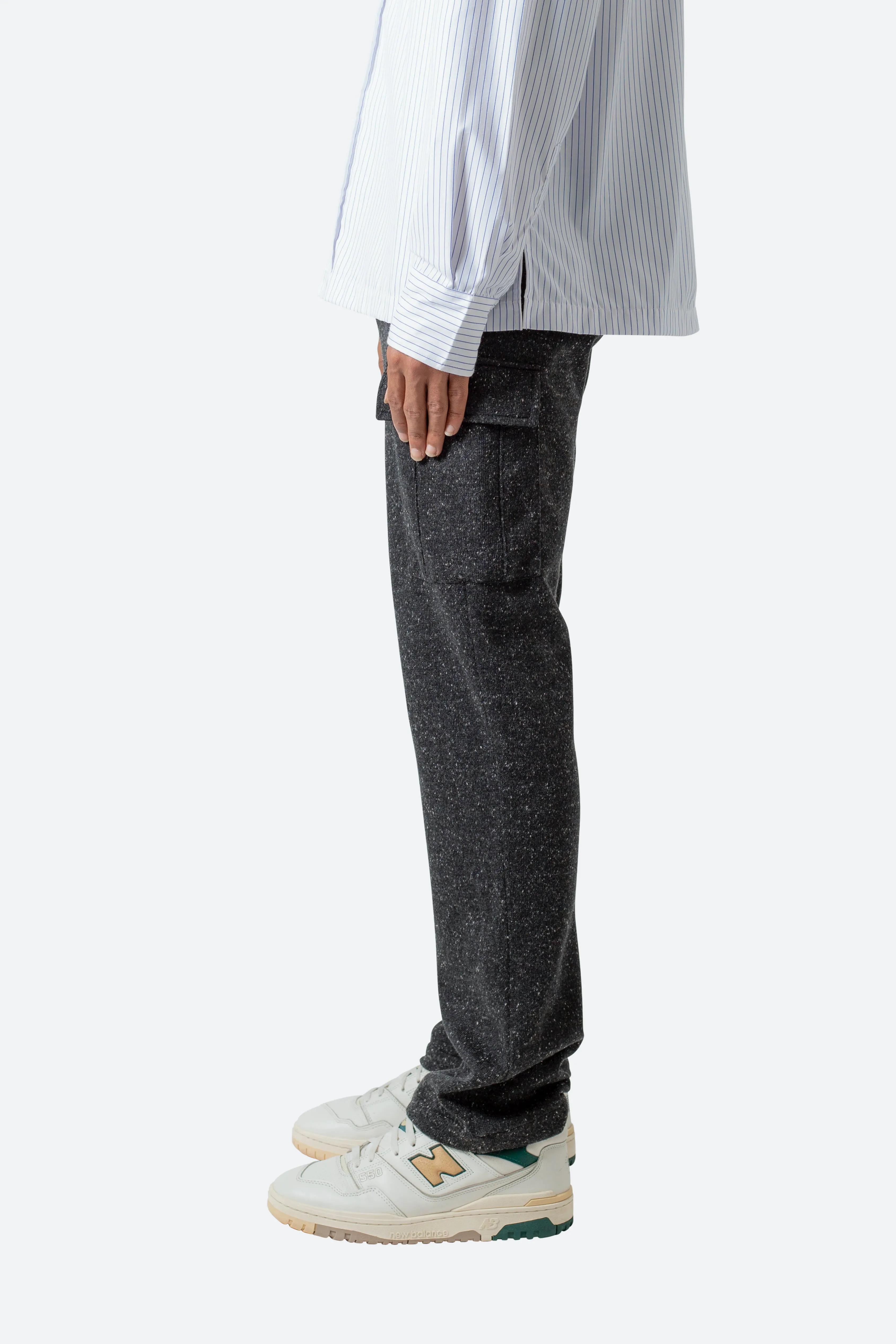 Baggy Knit Cargo - Black