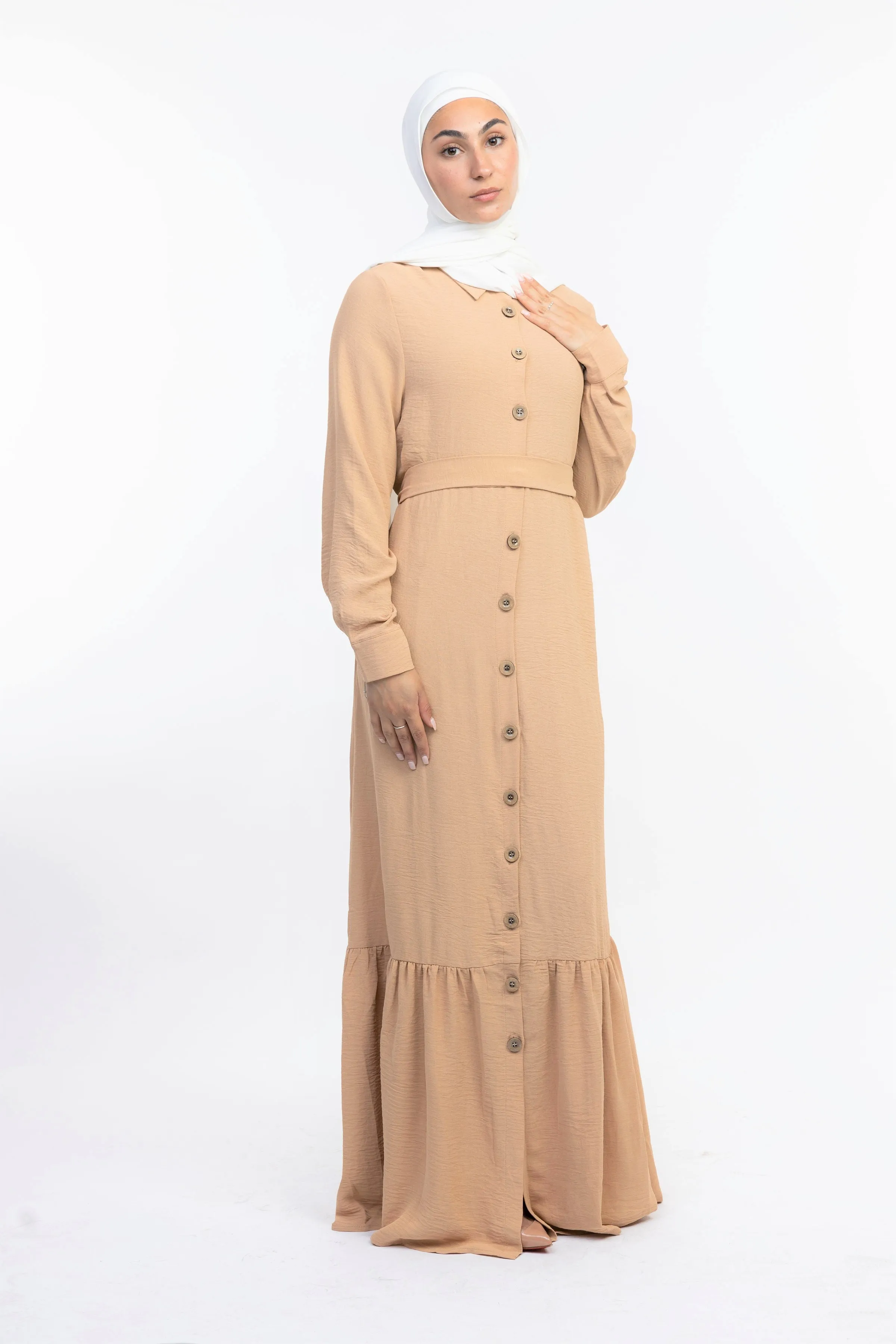Beige Utility Maxi