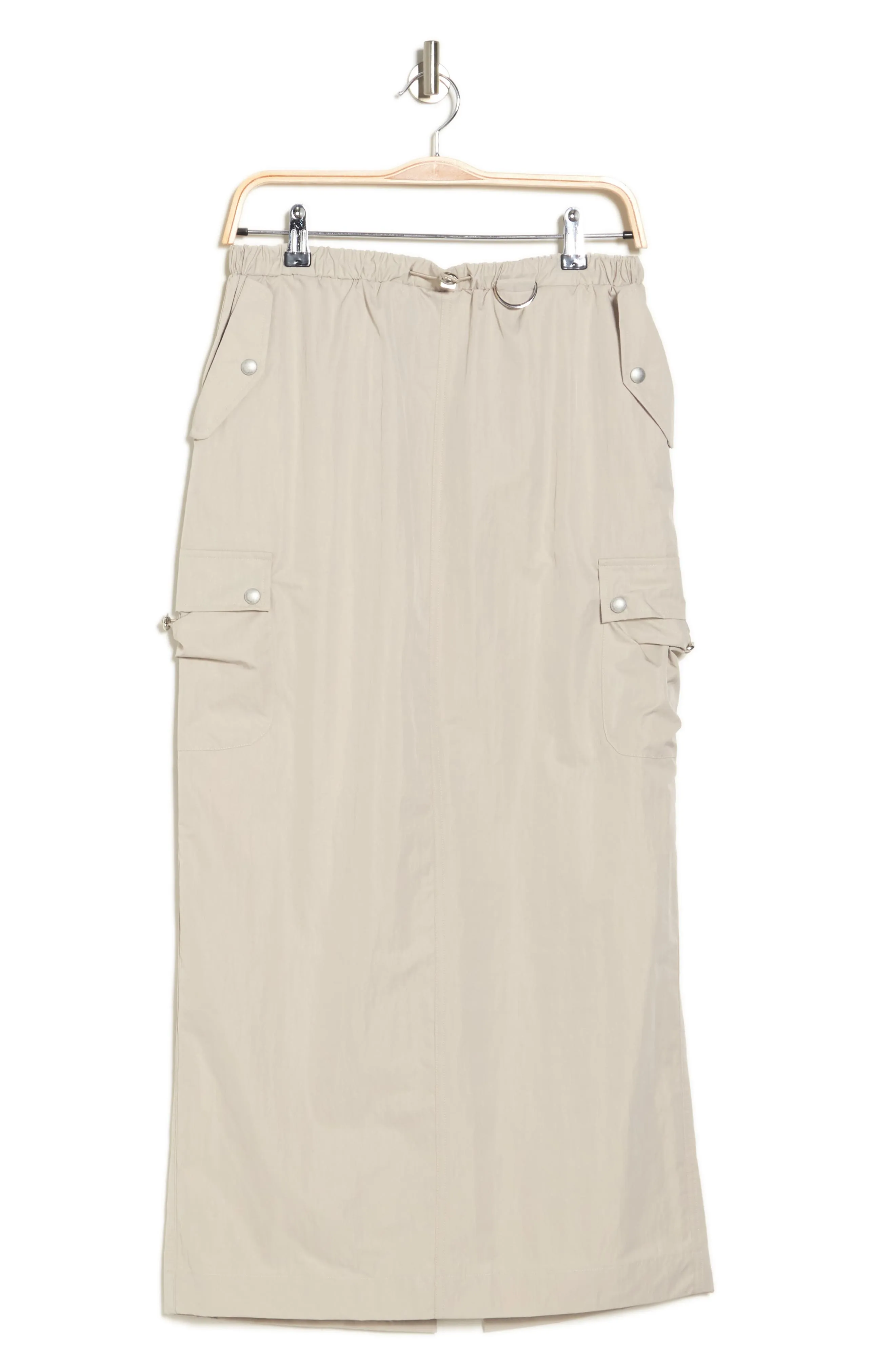 BLANKNYC Drawstring Utility Pocket Maxi Skirt