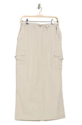 BLANKNYC Drawstring Utility Pocket Maxi Skirt