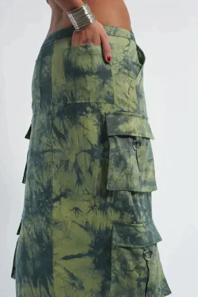 BLEACH CARGO MAXI SKIRT