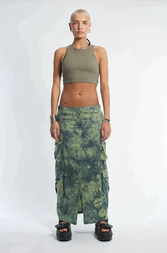 BLEACH CARGO MAXI SKIRT