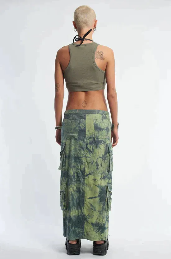 BLEACH CARGO MAXI SKIRT