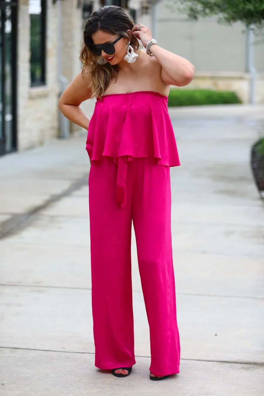 Catalina Ruffle Jumpsuit