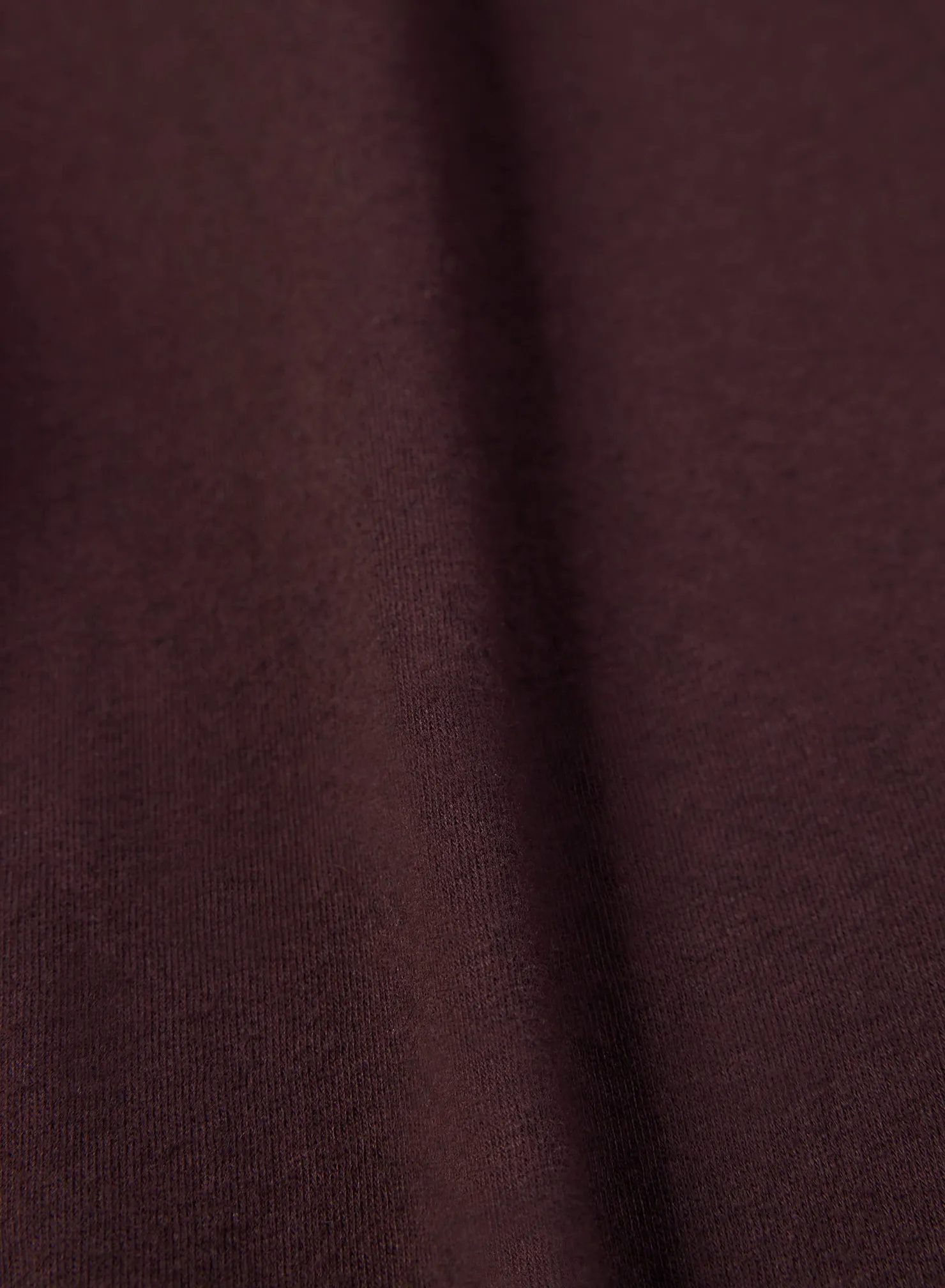 Chemise Aubergine Manches Longues en Coton et Cachemire
