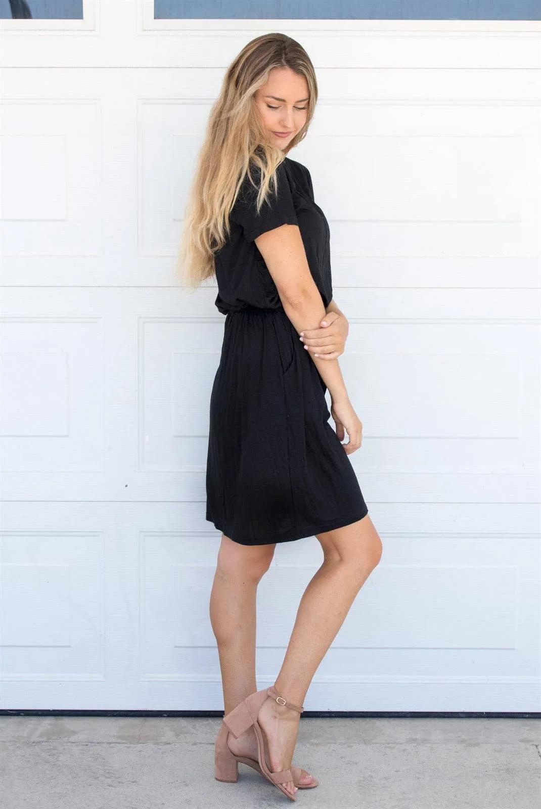 Cinched Waist Dress