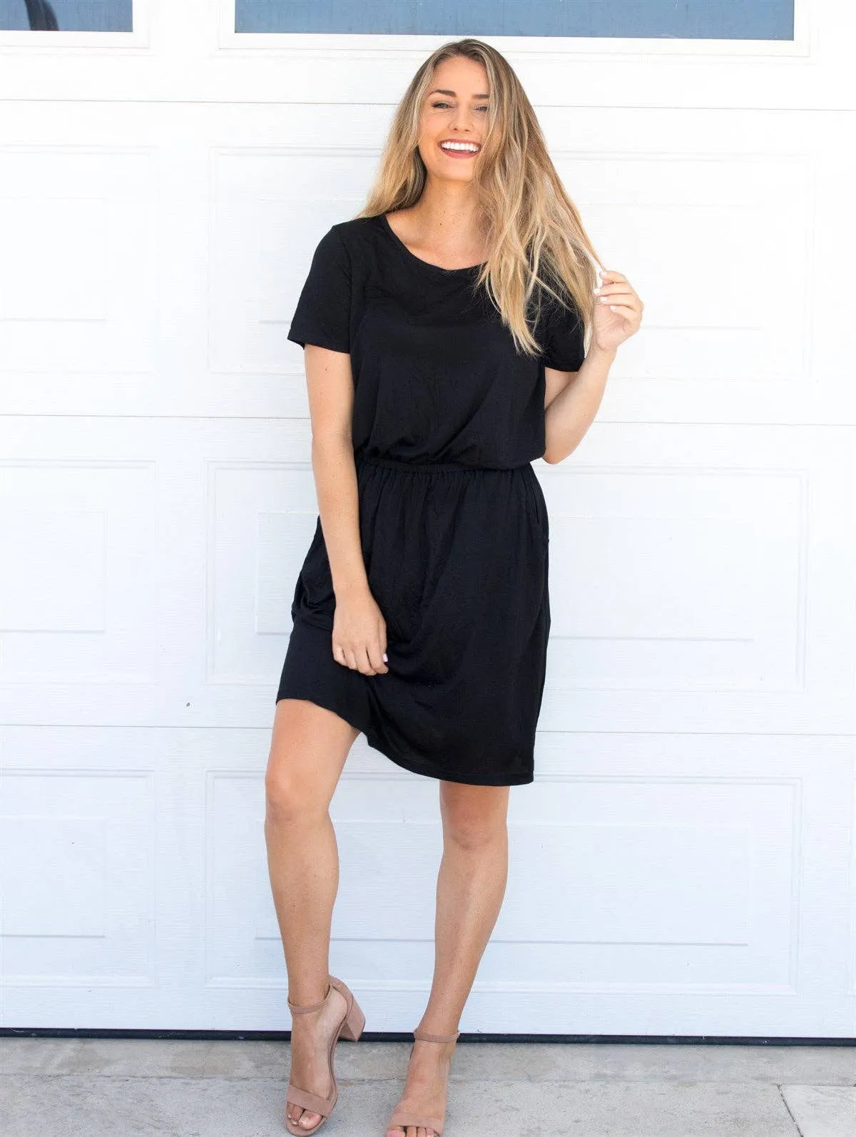 Cinched Waist Dress