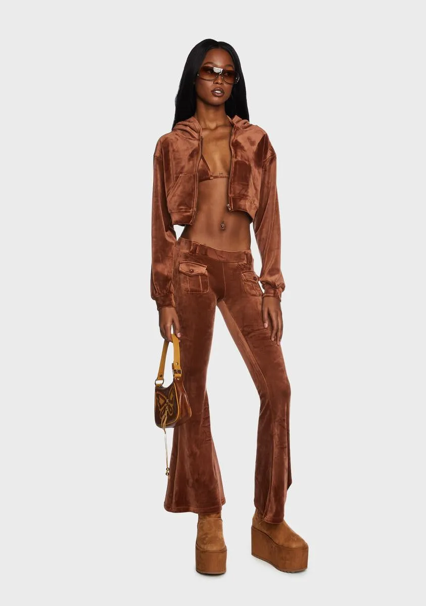 Cocoa Media Hottie Velour Tracksuit Set