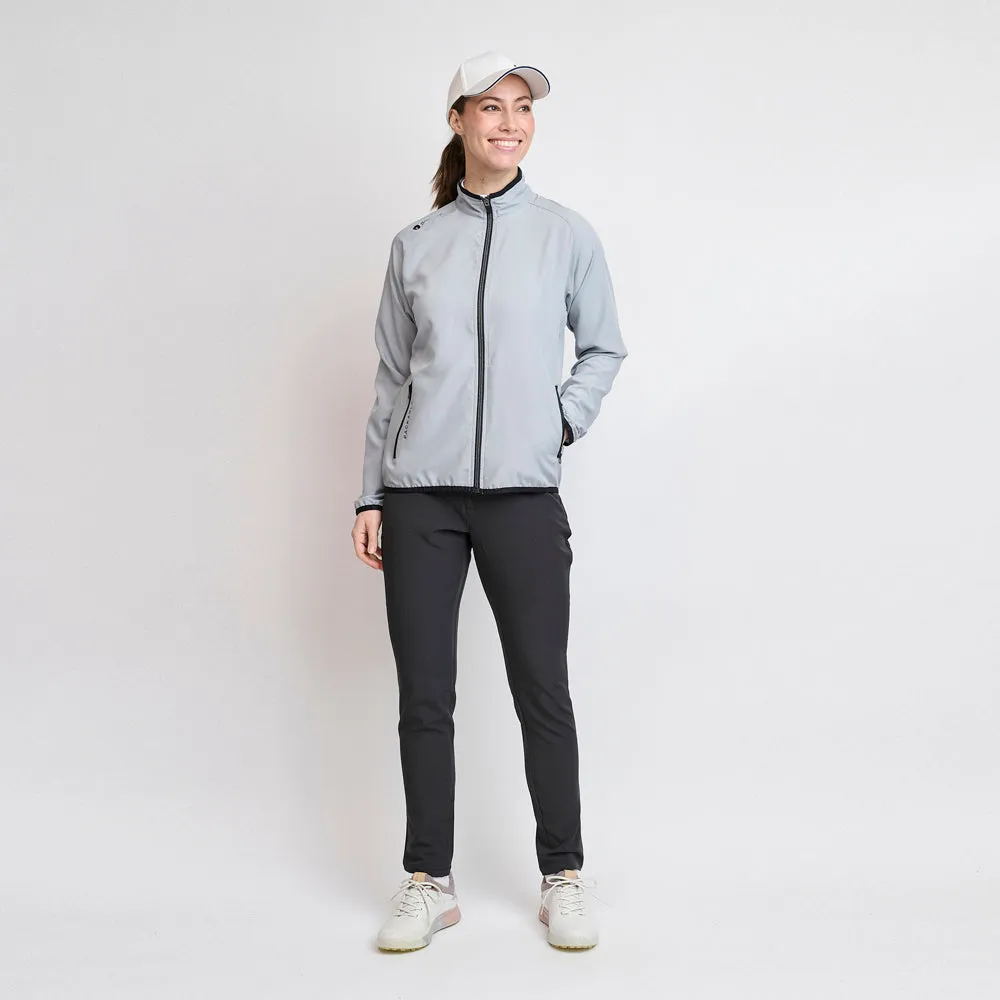 Dame 80 G. Foldbar Windshirt, Lys grå