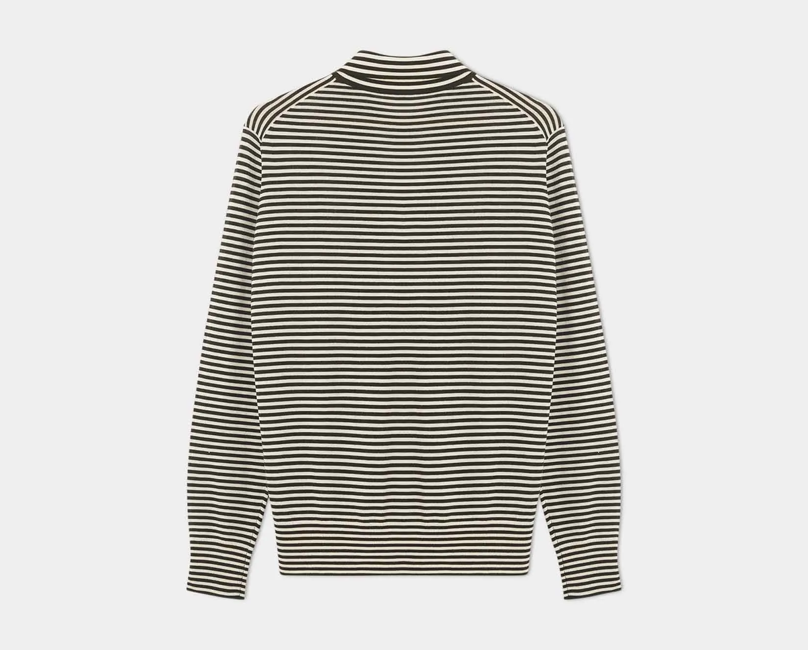Ecru/Brown Riviera 3 Button Polo