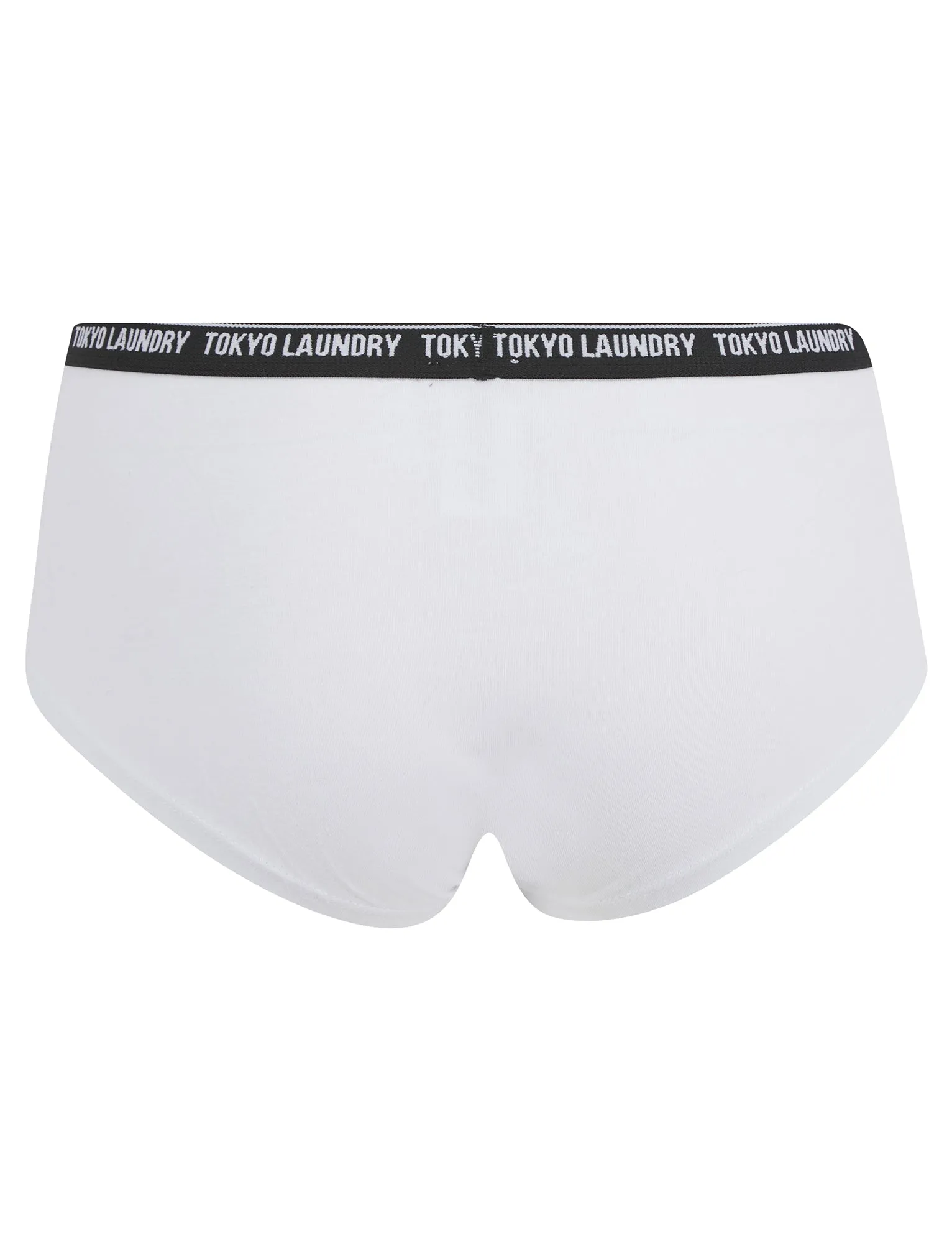 Elia (3 Pack) Assorted Hipster Briefs in Peacoat Blue / Bright White / Light Grey Marl - Tokyo Laundry