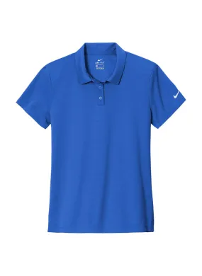 Embroidered Polo | Nike Women&#x27;s Dry Essential Solid Polo Game Royal 