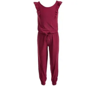 Epic Threads Little Girls Flutter-Sleeve Jumpsuit, Size 4T