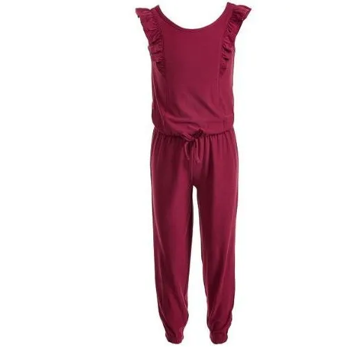 Epic Threads Little Girls Flutter-Sleeve Jumpsuit, Size 4T