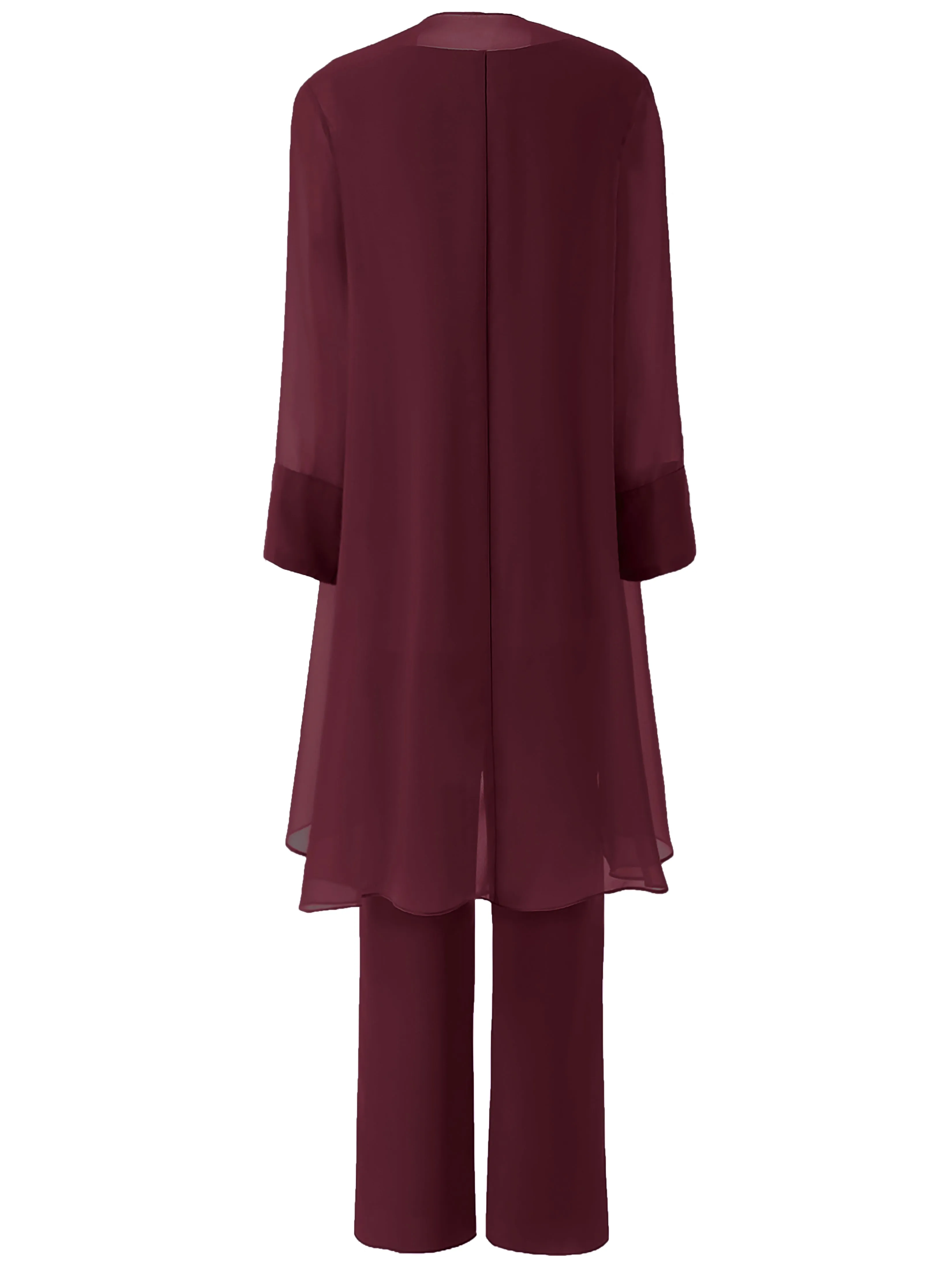 Floral Chiffon Mother of the Bride Dress Pant Suits