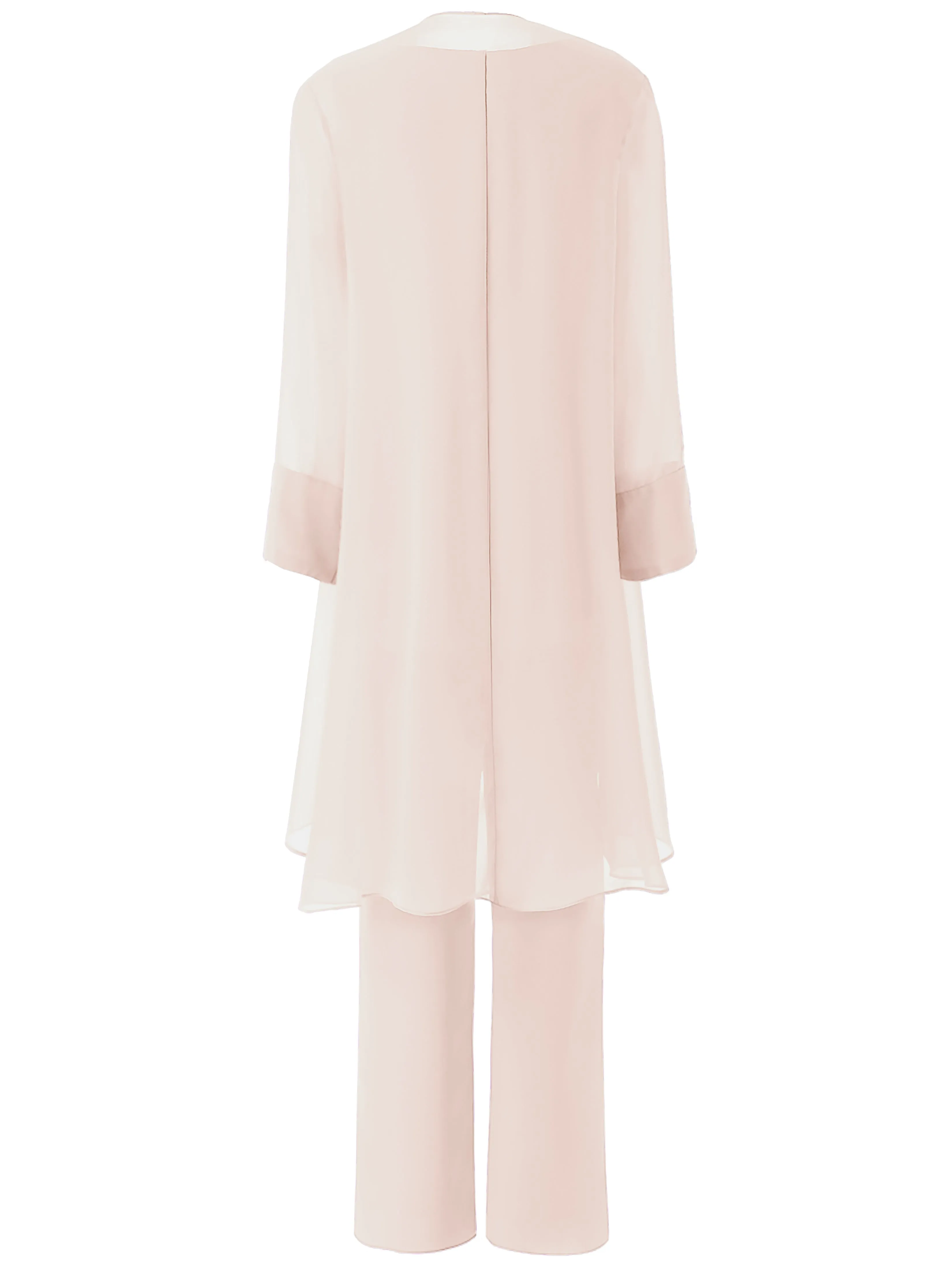 Floral Chiffon Mother of the Bride Dress Pant Suits