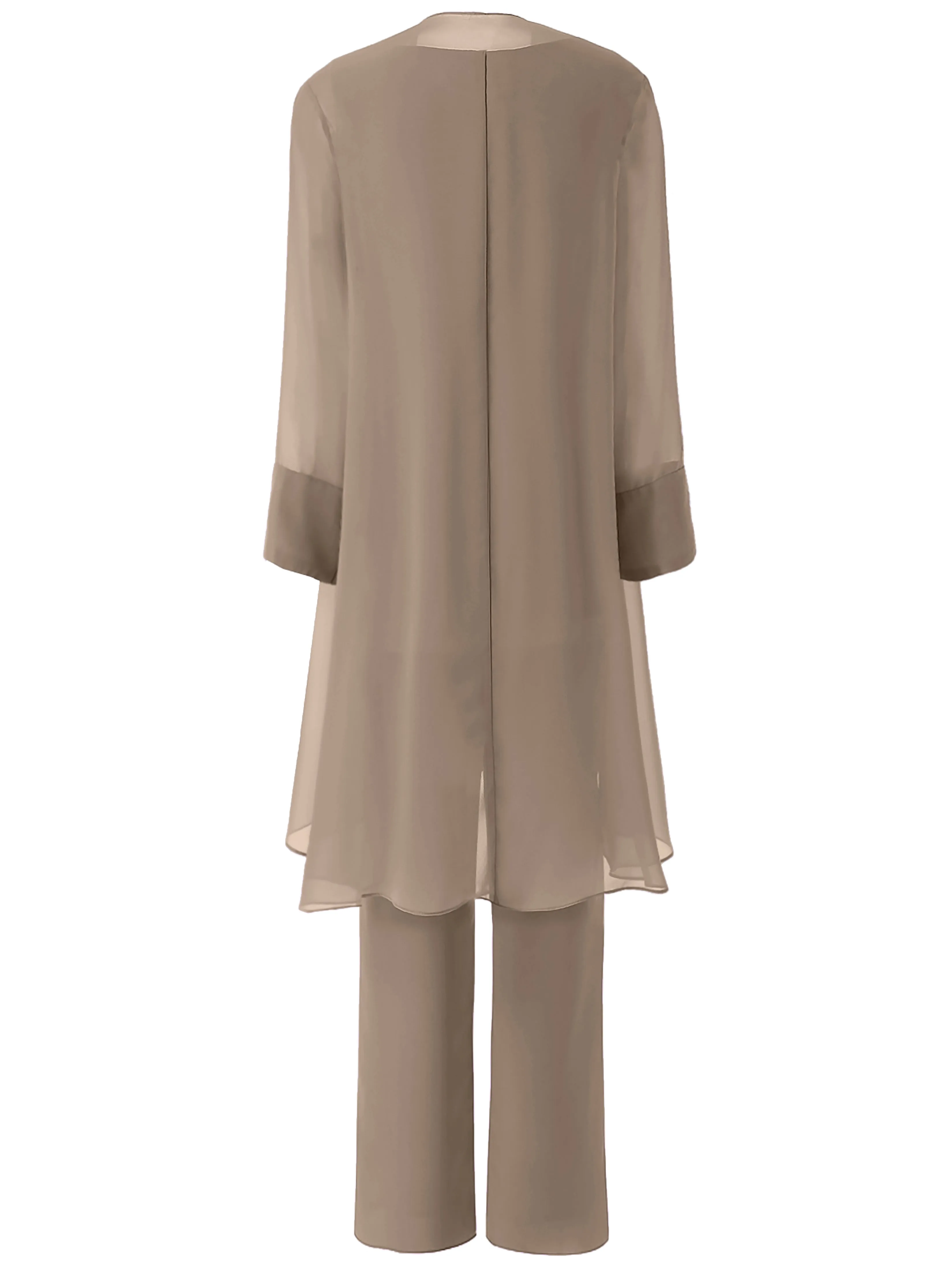 Floral Chiffon Mother of the Bride Dress Pant Suits