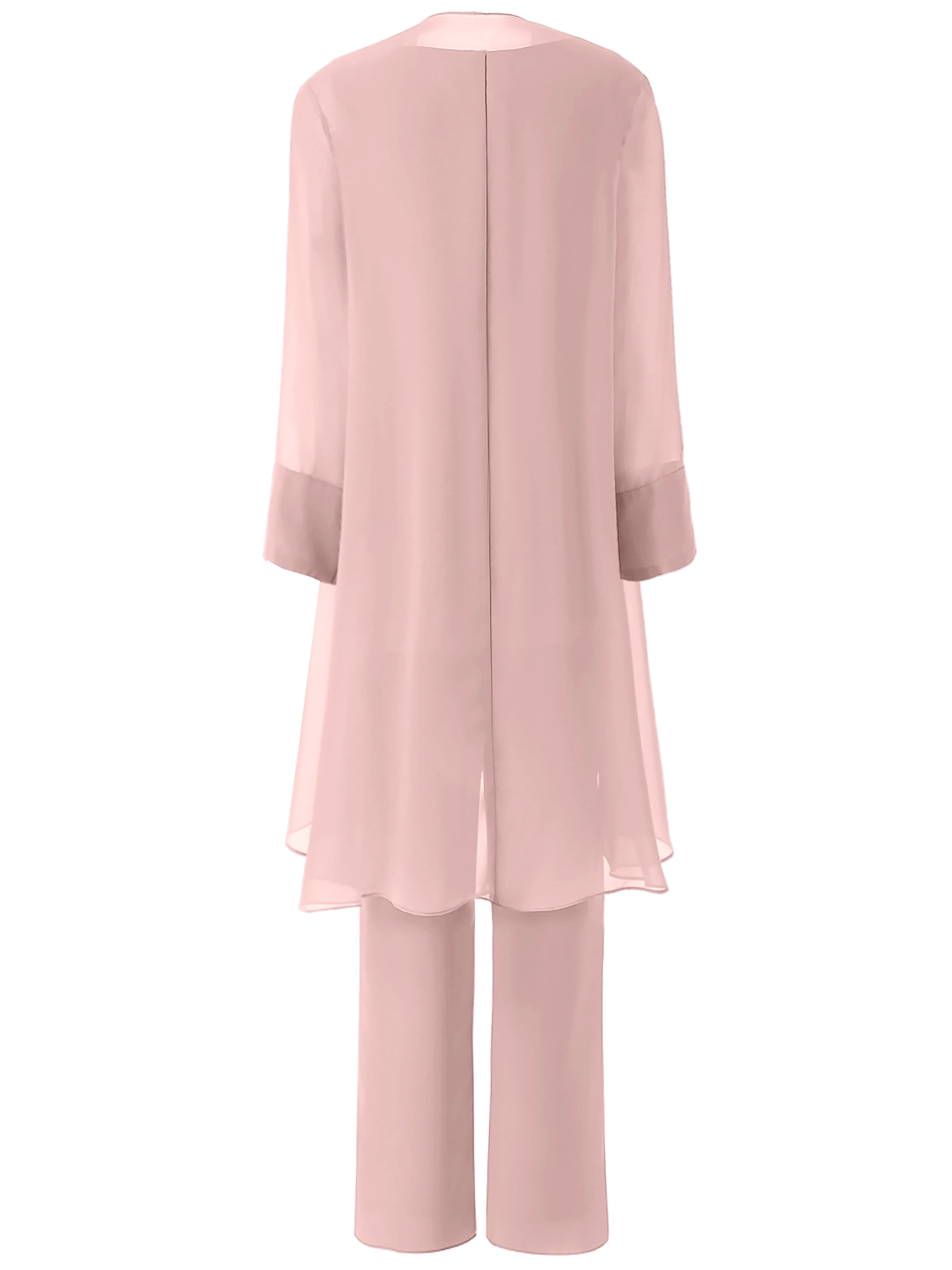 Floral Chiffon Mother of the Bride Dress Pant Suits