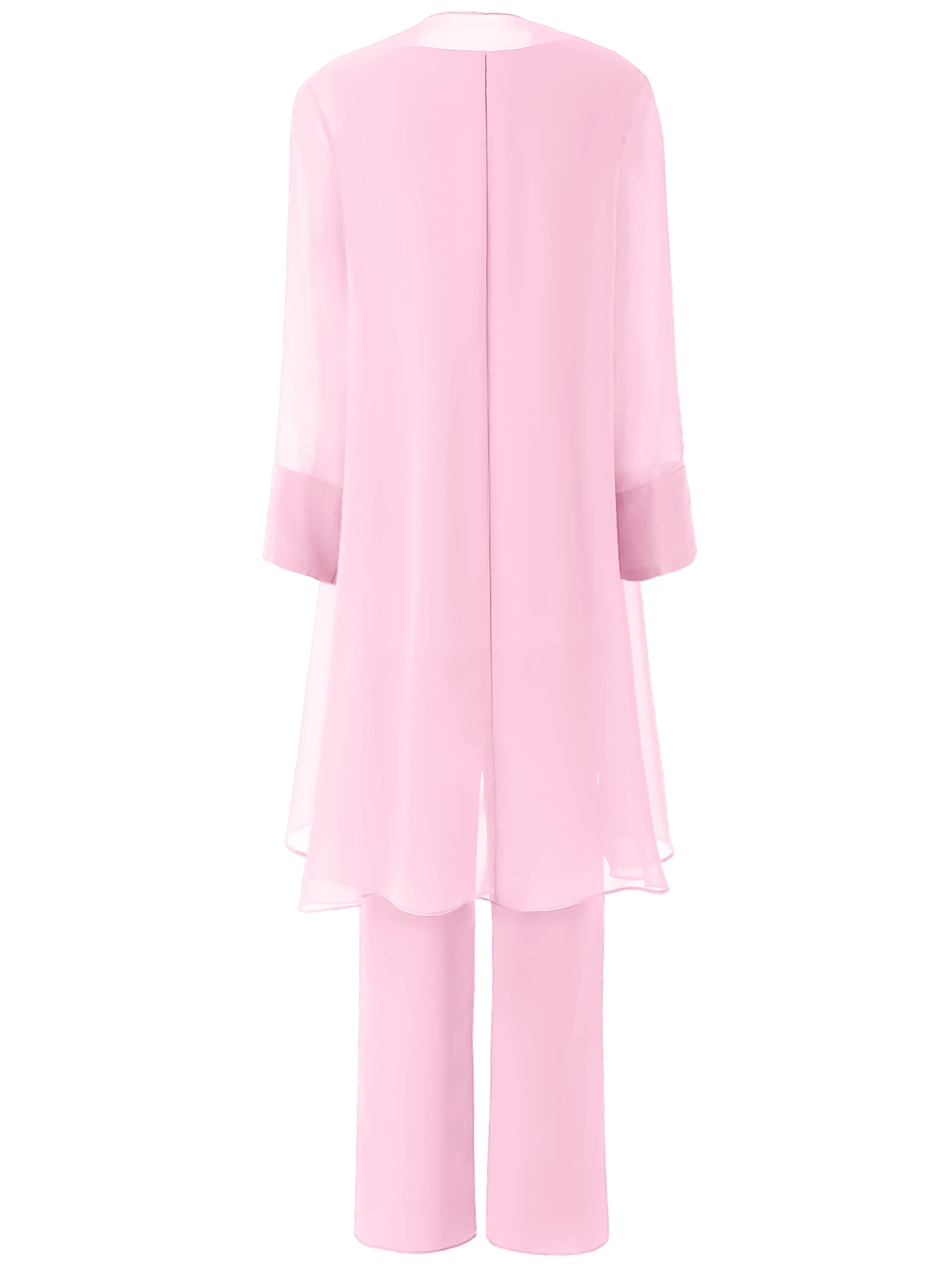 Floral Chiffon Mother of the Bride Dress Pant Suits