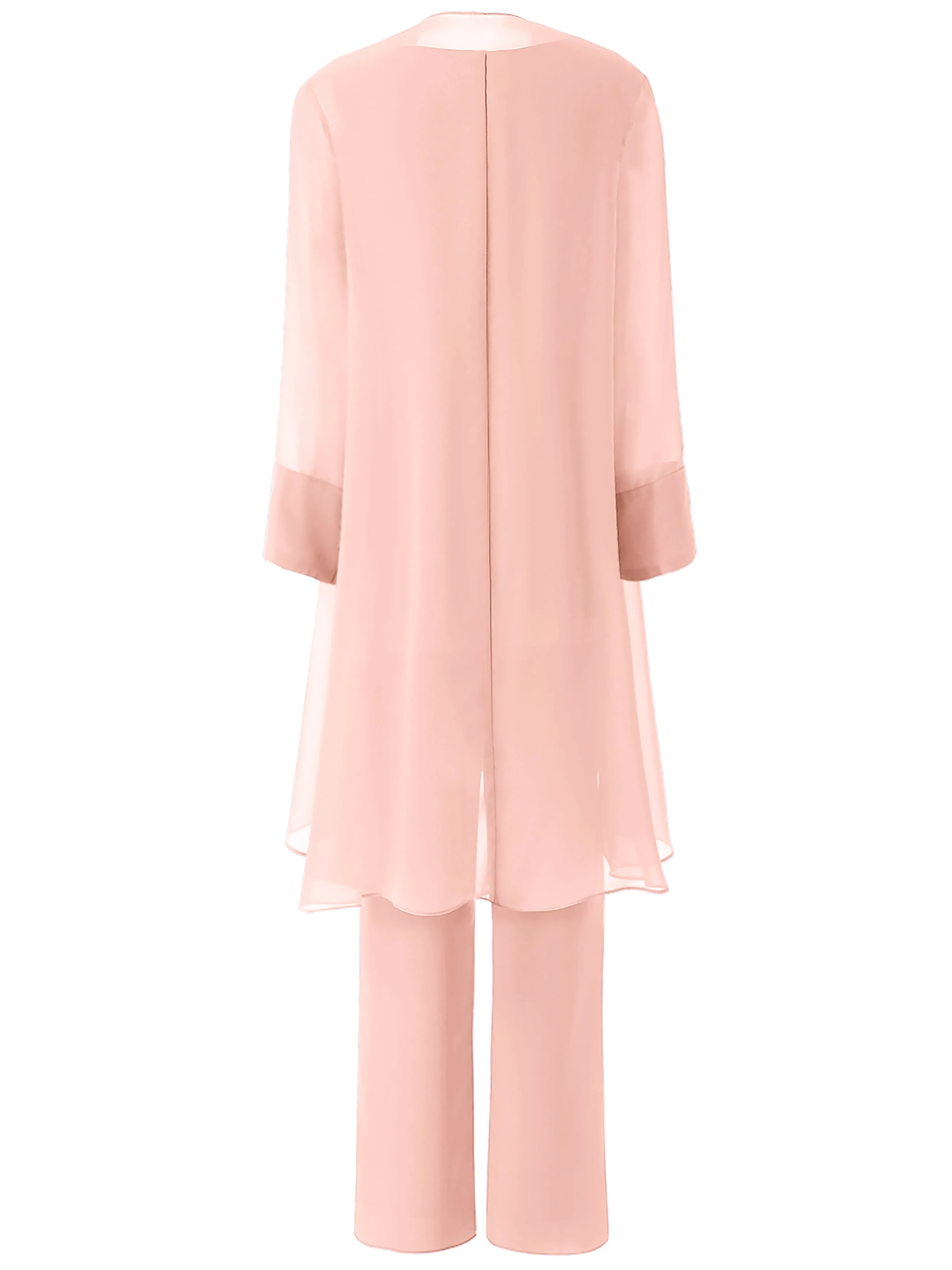 Floral Chiffon Mother of the Bride Dress Pant Suits