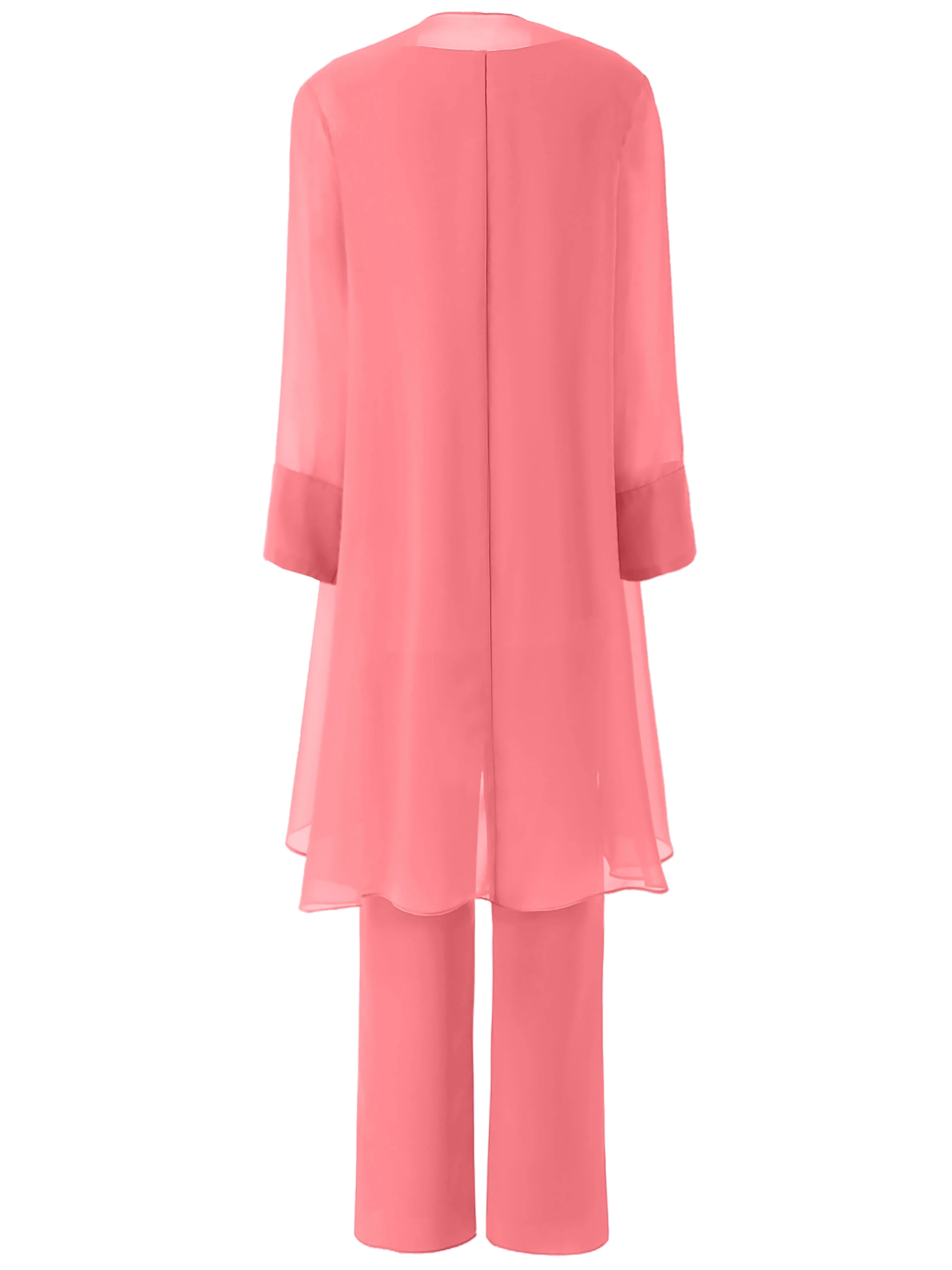 Floral Chiffon Mother of the Bride Dress Pant Suits