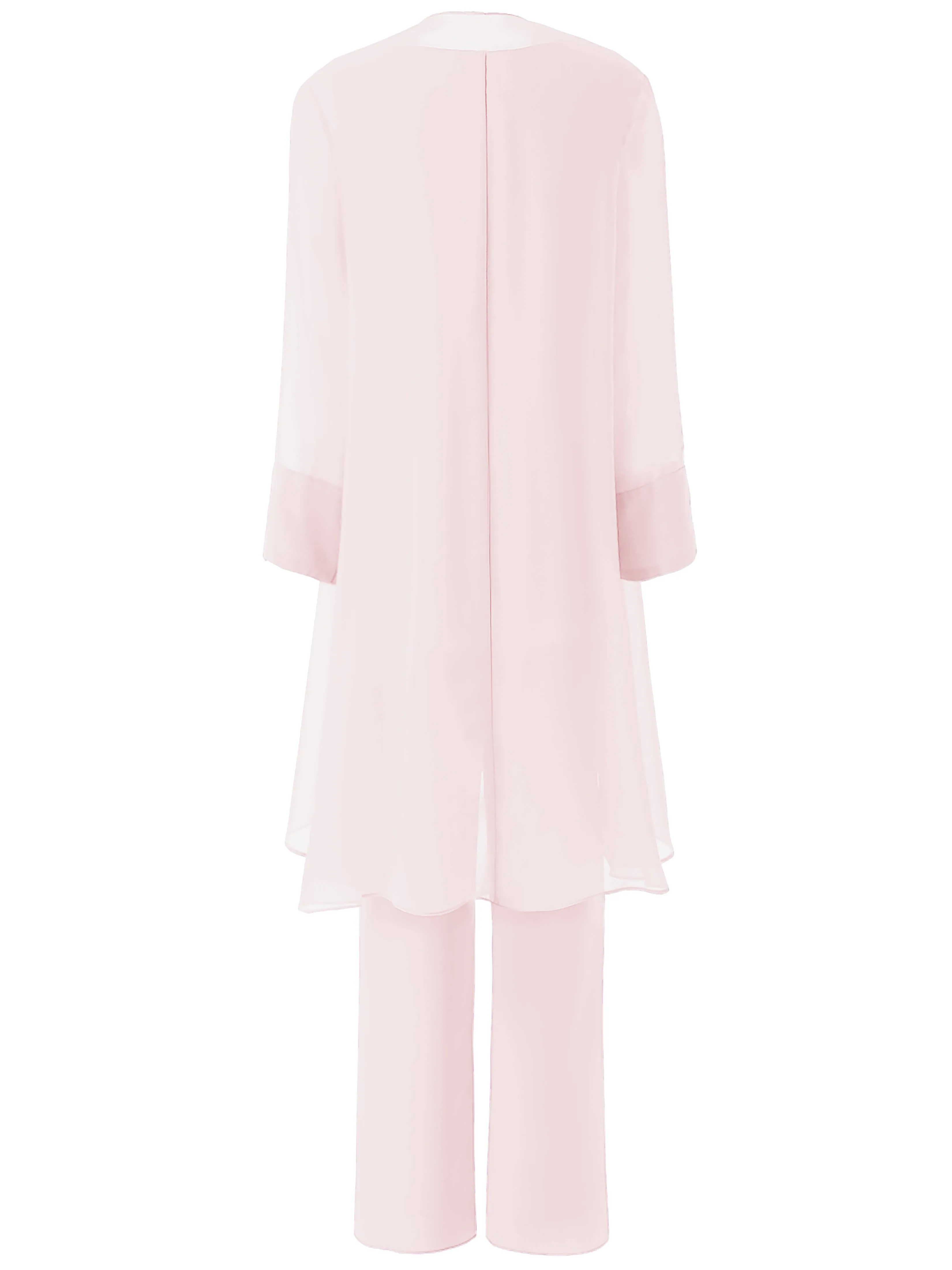 Floral Chiffon Mother of the Bride Dress Pant Suits