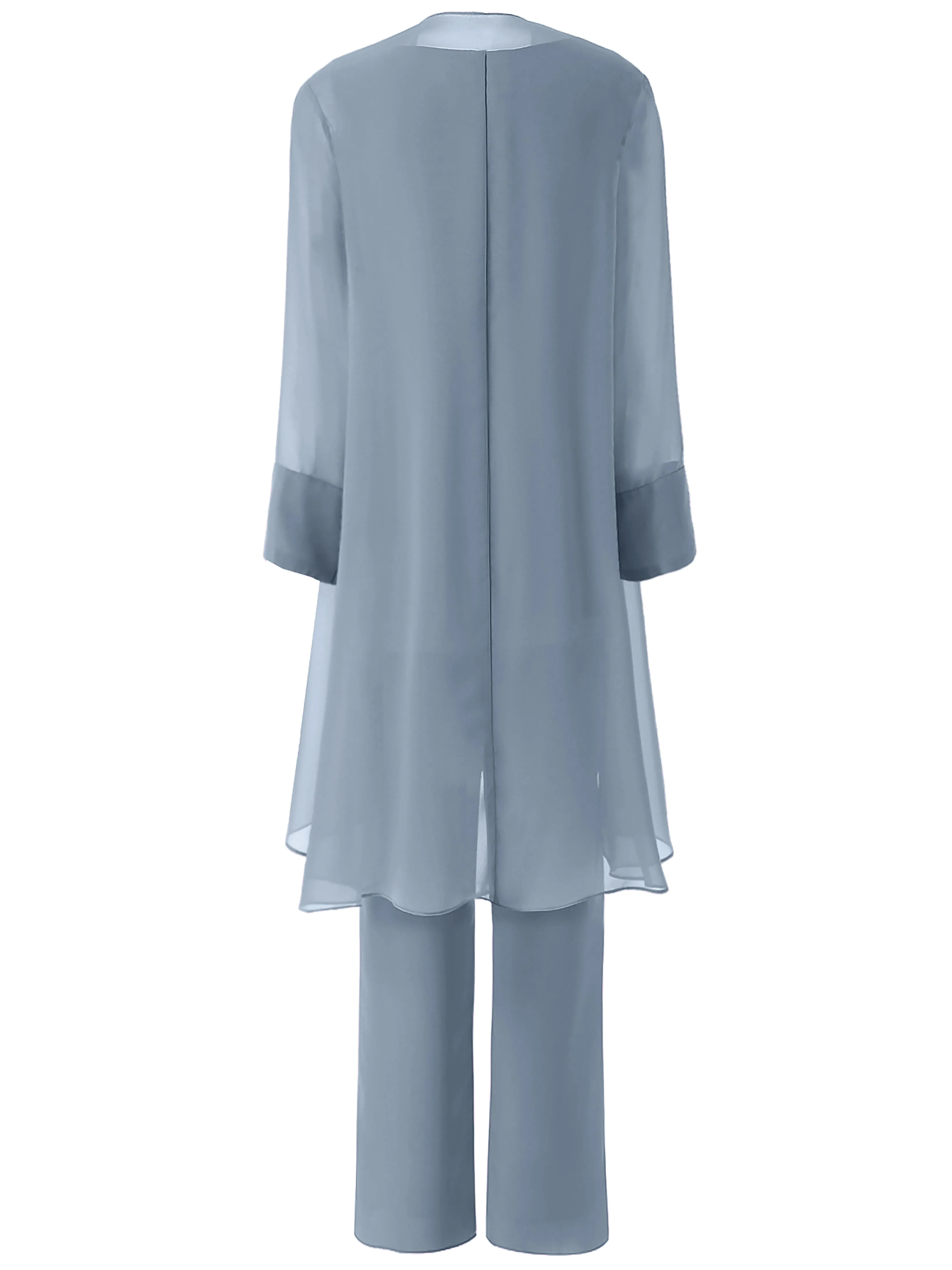 Floral Chiffon Mother of the Bride Dress Pant Suits