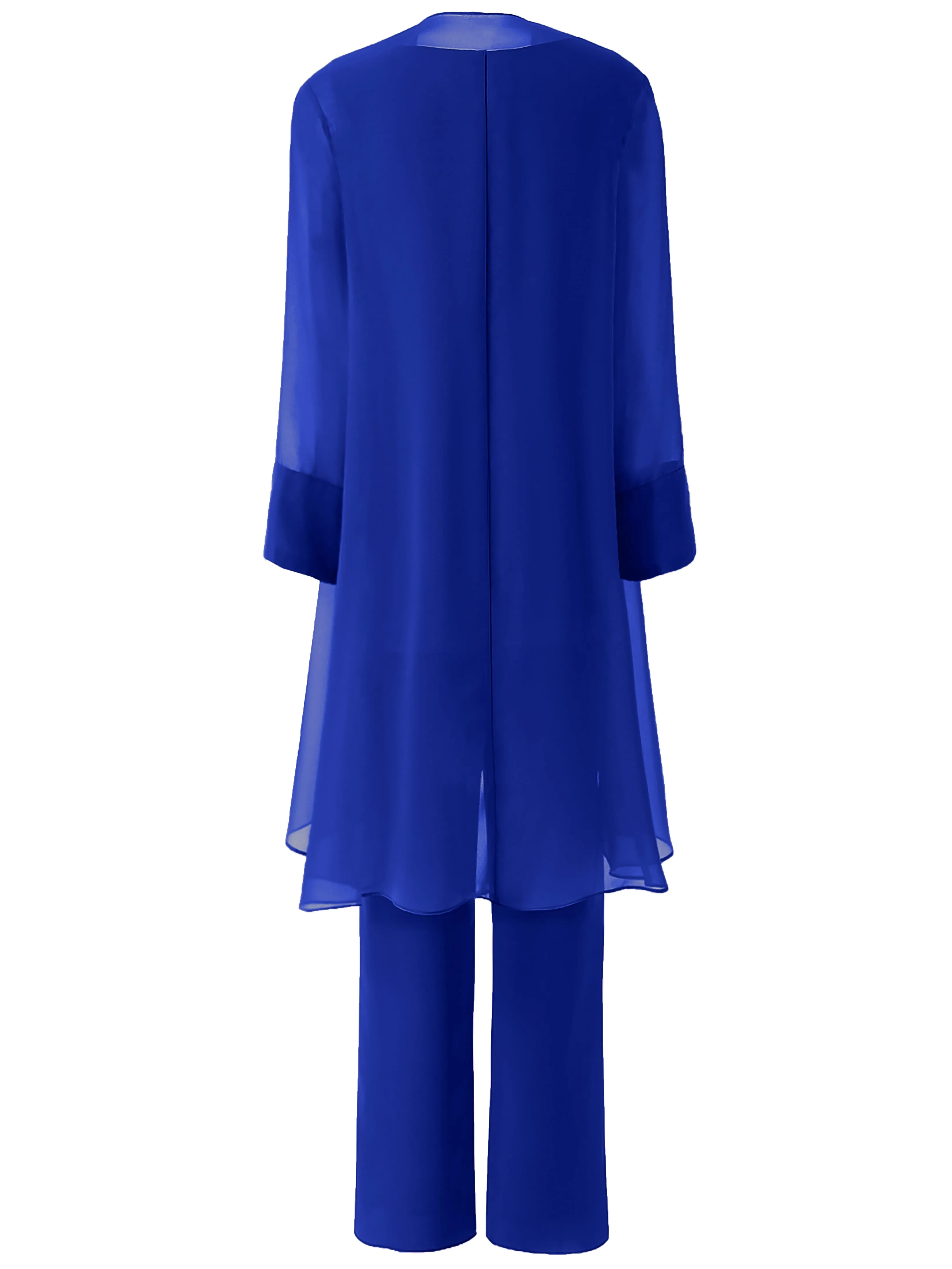 Floral Chiffon Mother of the Bride Dress Pant Suits