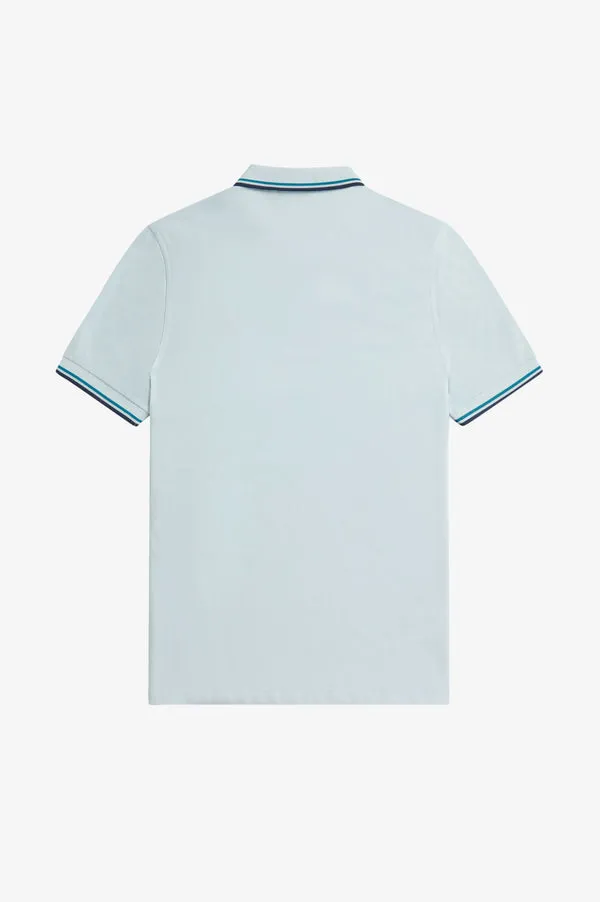 Fred Perry M3600 Polo - Light Ice / Cyber Blue / Midnight Blue