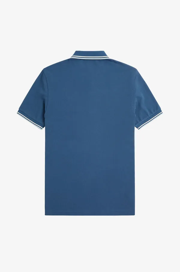 Fred Perry M3600 Polo - Midnight Blue / Ecru / Light Ice