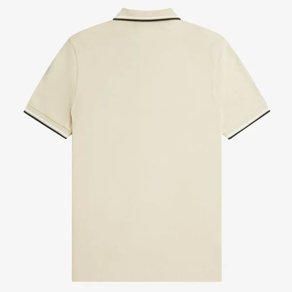 Fred Perry M3600 Polo - Oatmeal / Ecru / Black