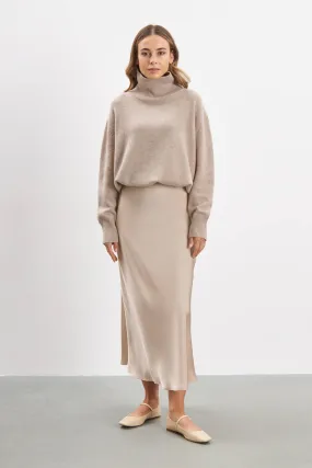 Gilmore Maxi Skirt - Beige