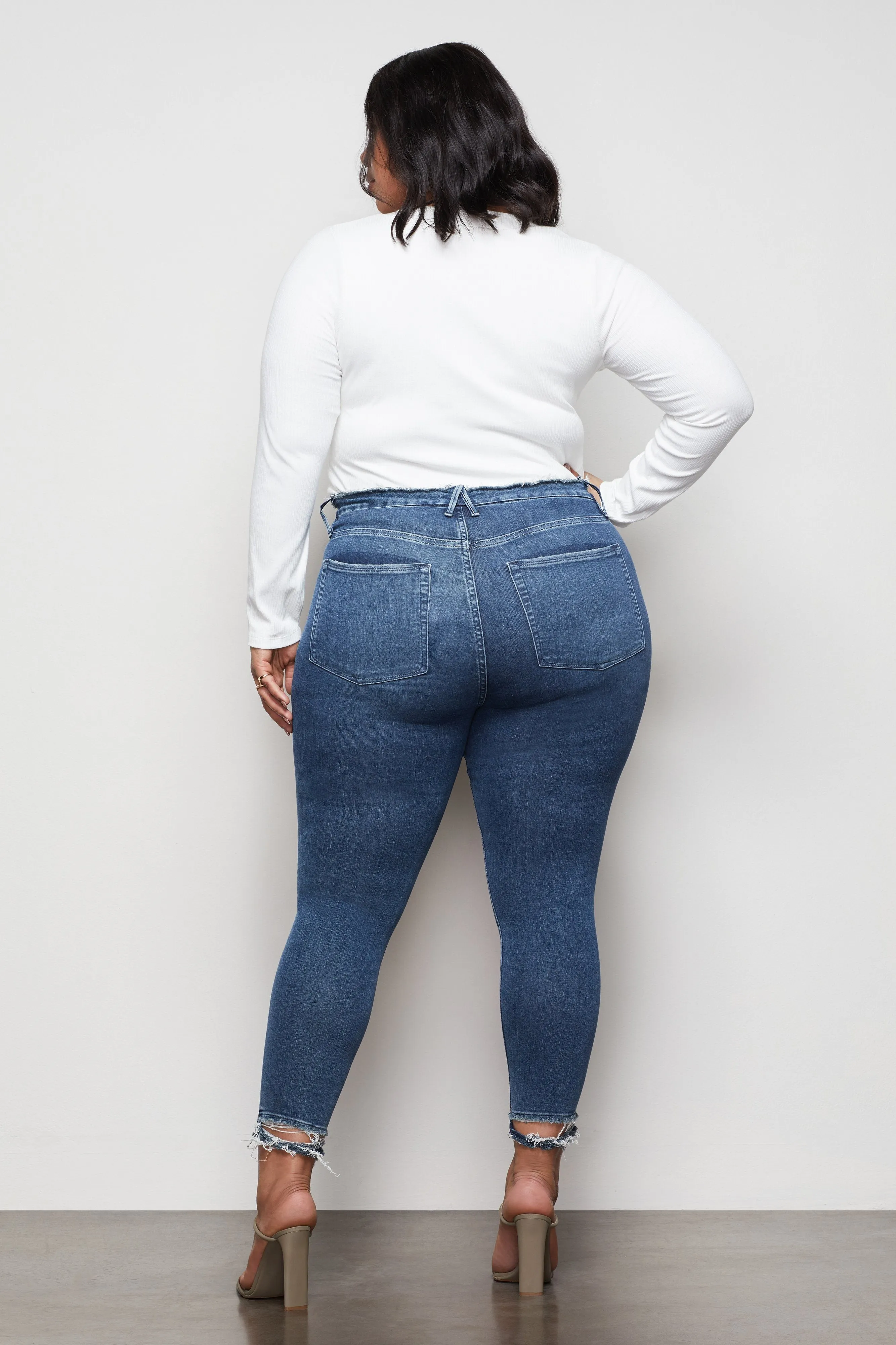 GOOD WAIST CROP | BLUE392