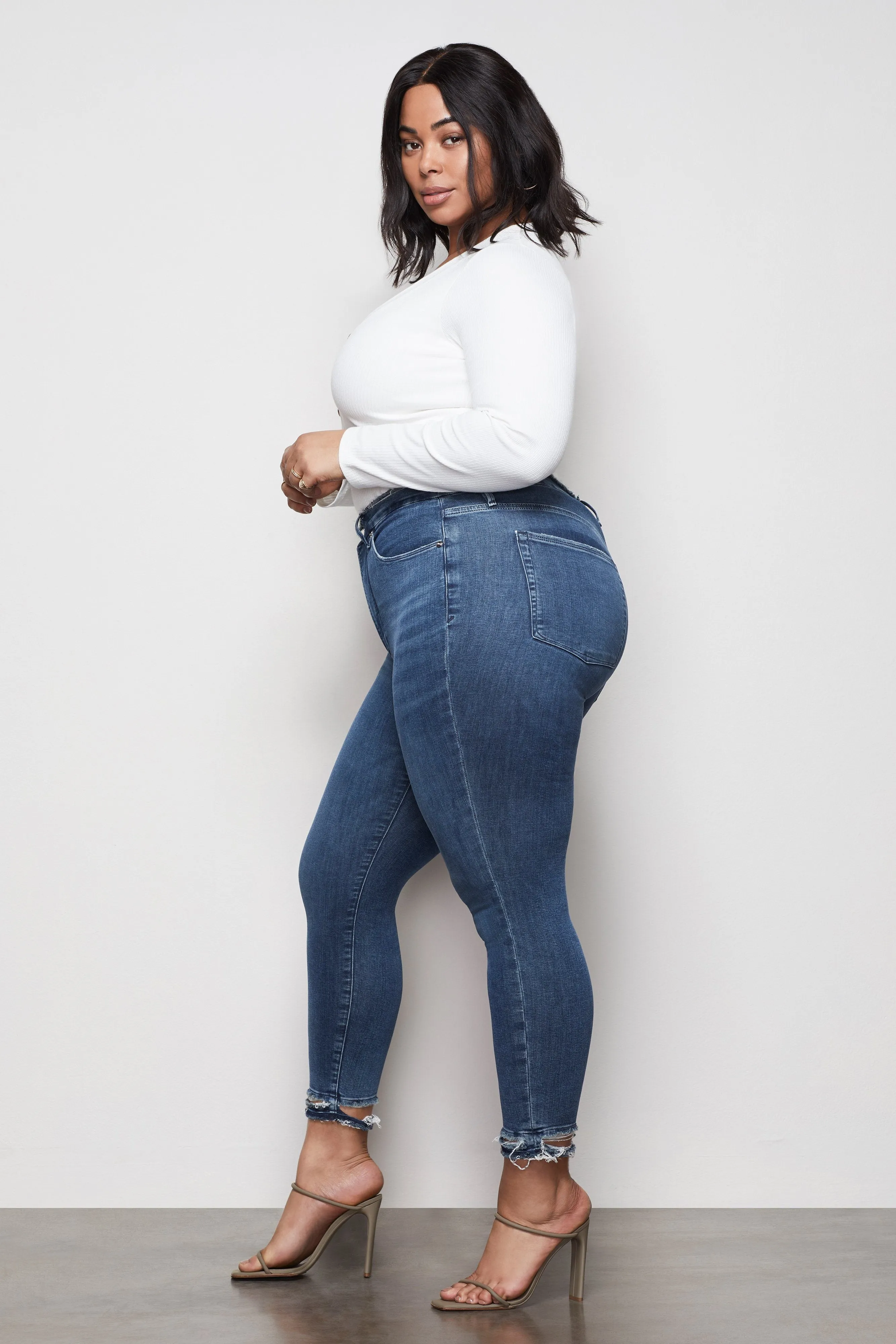 GOOD WAIST CROP | BLUE392