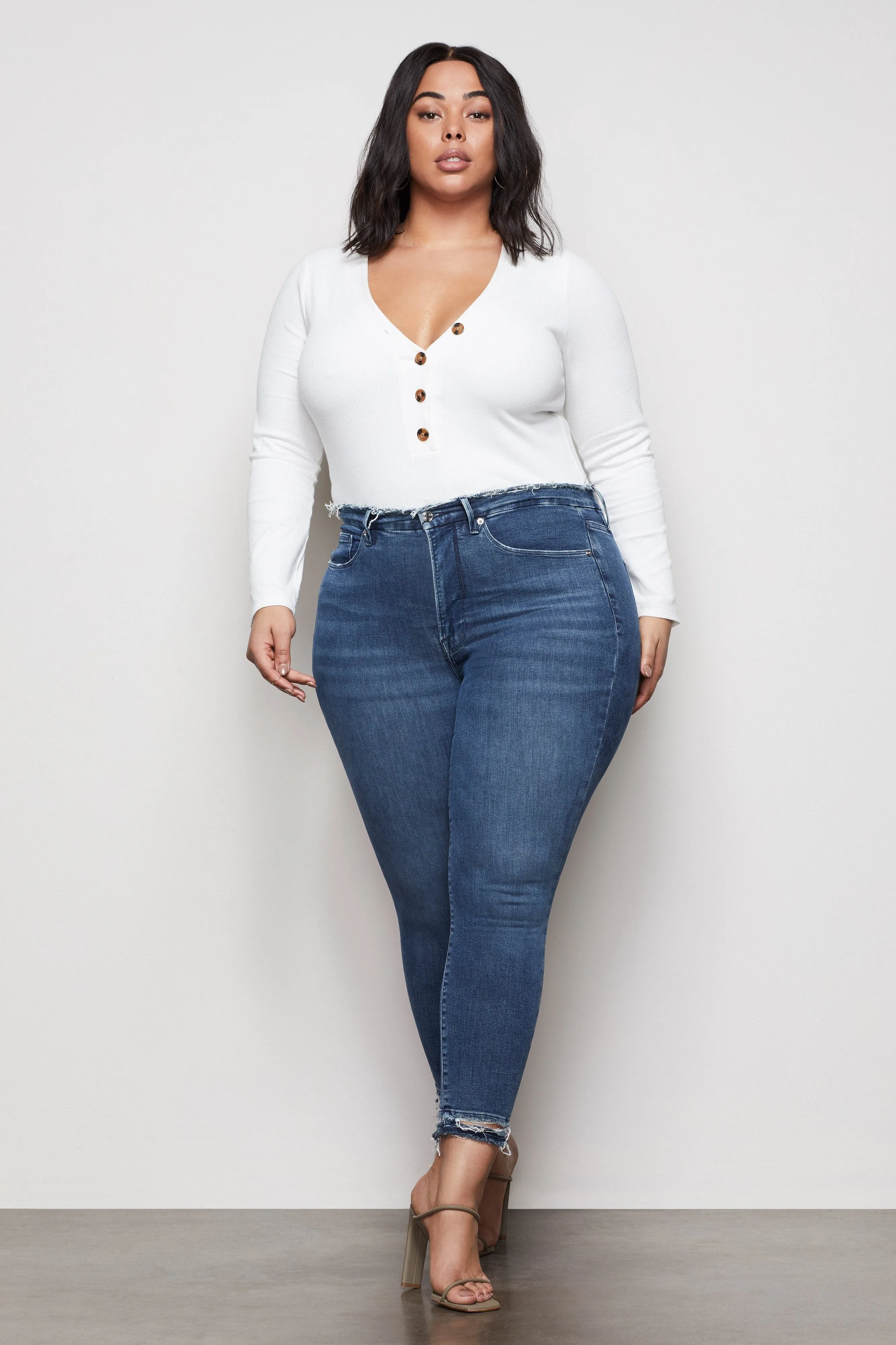 GOOD WAIST CROP | BLUE392
