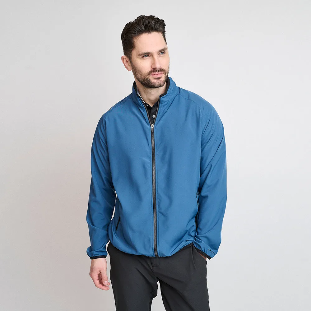 Herre 80 G. Foldbar Windshirt, Ensign Blue