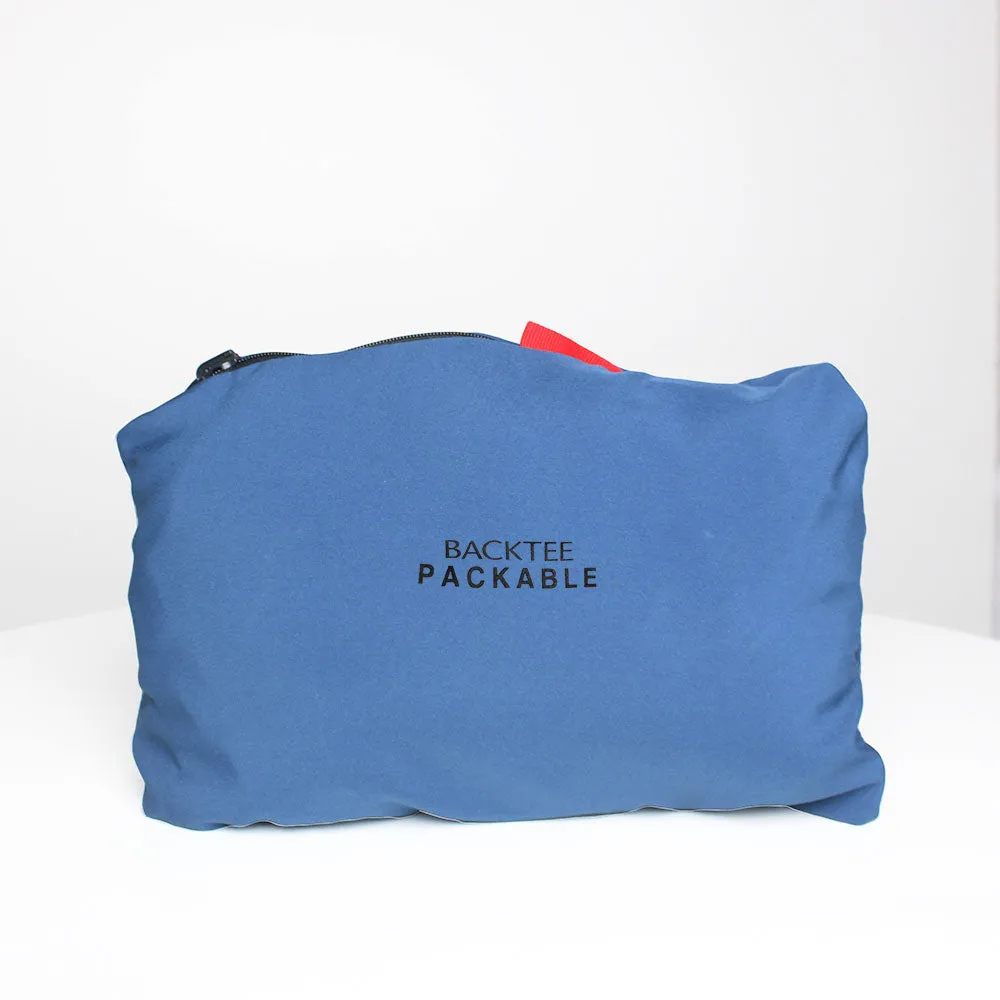 Herre 80 G. Foldbar Windshirt, Ensign Blue