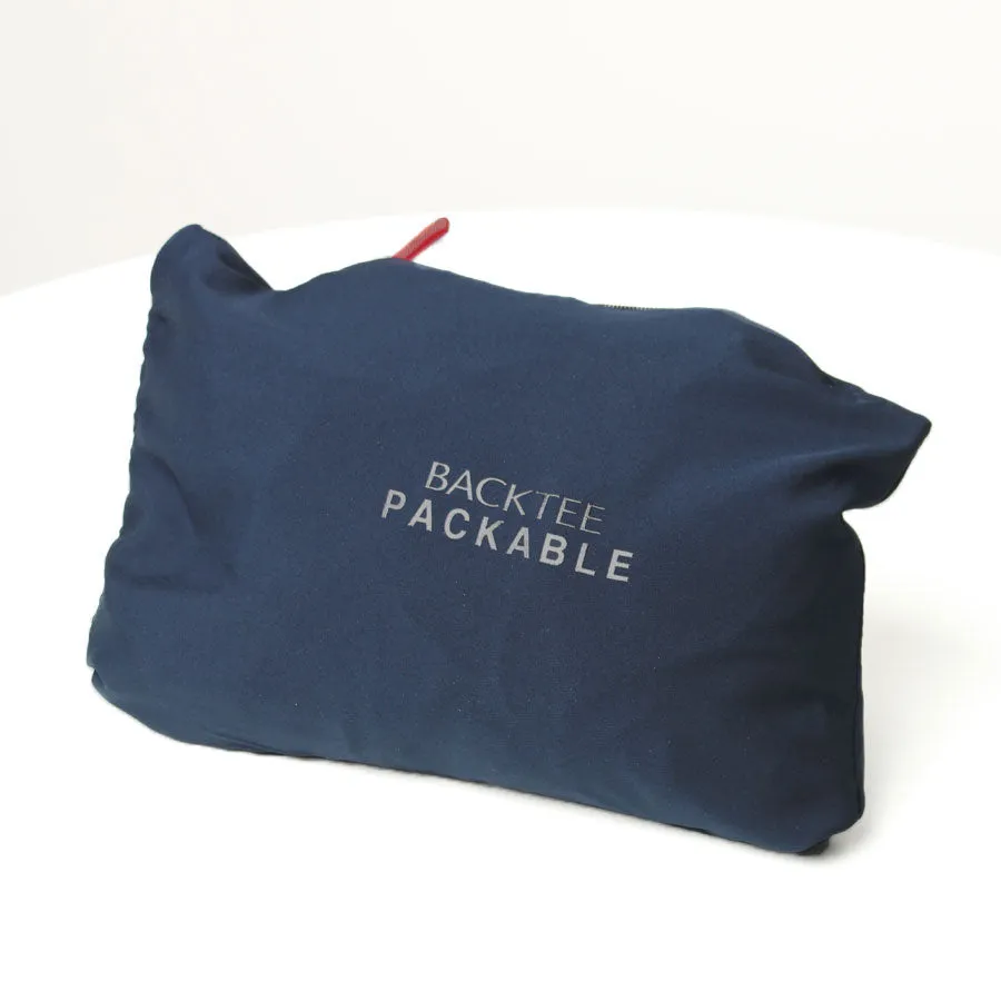 Herre 80 G. Foldbar Windshirt, Marineblå