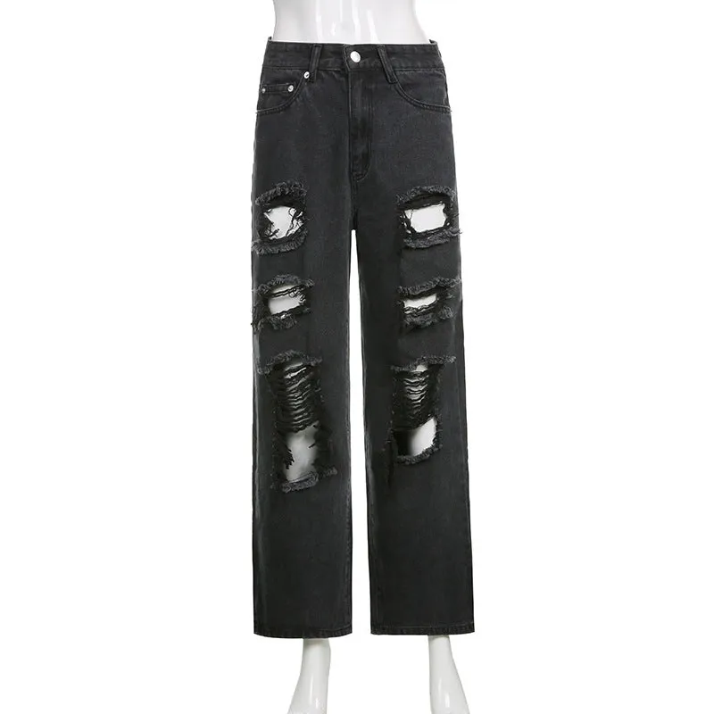 Julia Fashion - High Waist Jeans High Street Women's Jeans