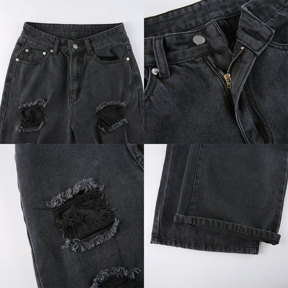 Julia Fashion - High Waist Jeans High Street Women's Jeans